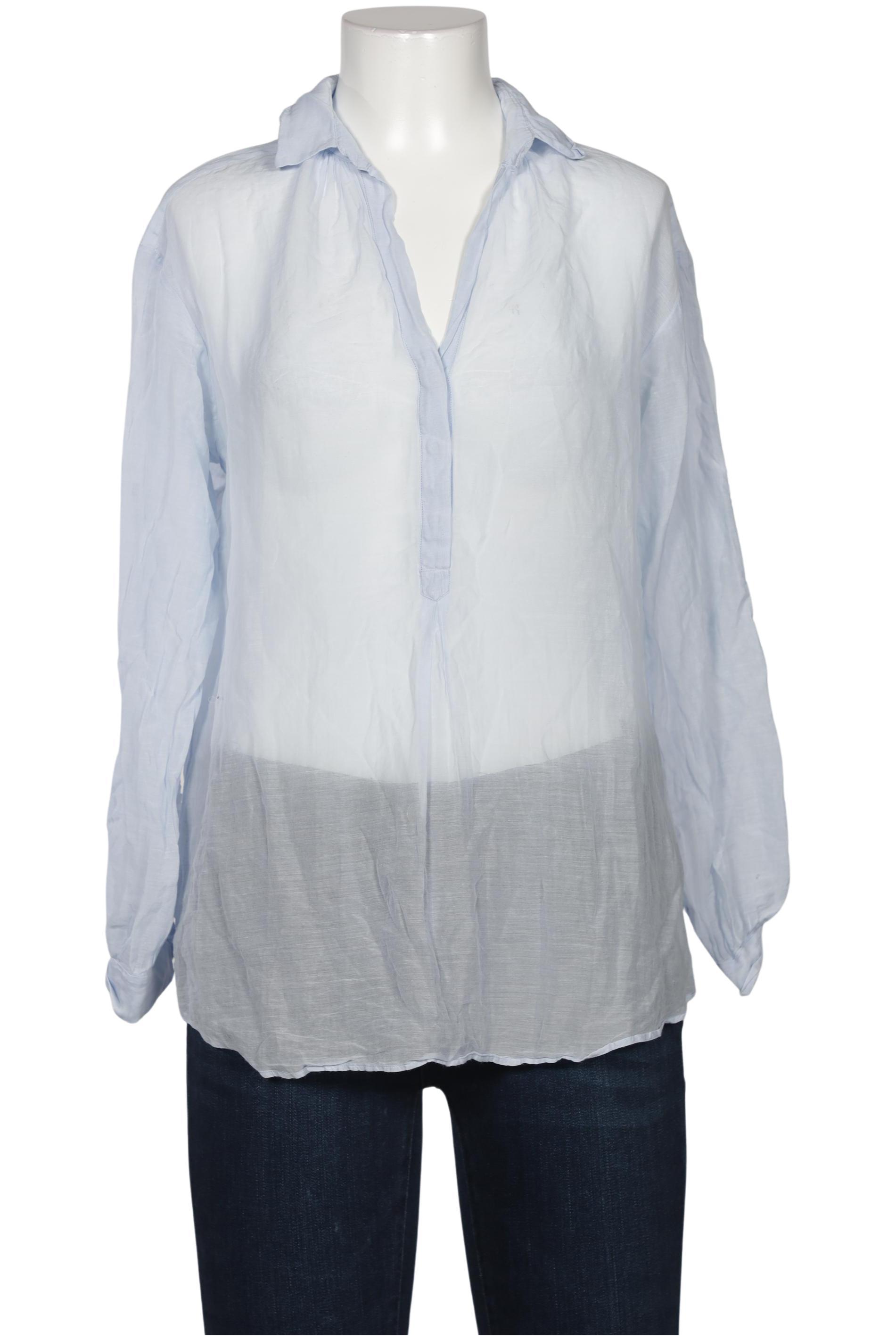 

Massimo Dutti Damen Bluse, blau, Gr. 38