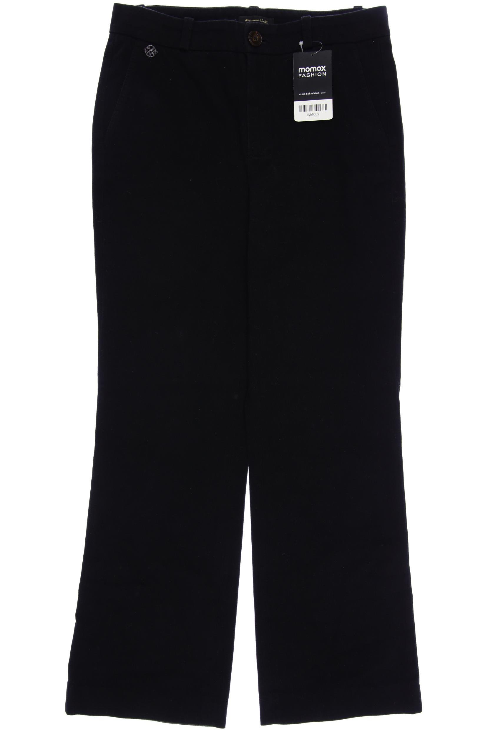 

Massimo Dutti Damen Stoffhose, schwarz, Gr. 36