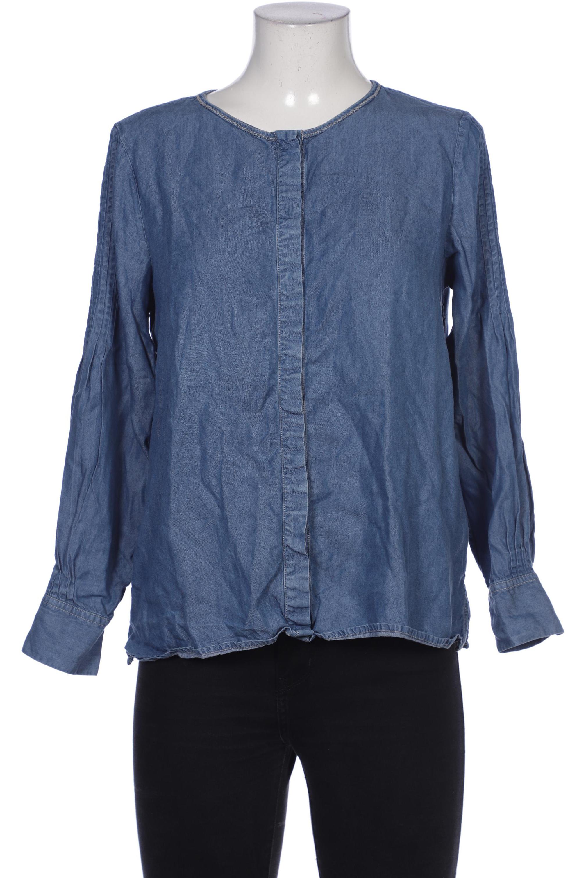 

Massimo Dutti Damen Bluse, blau, Gr. 42