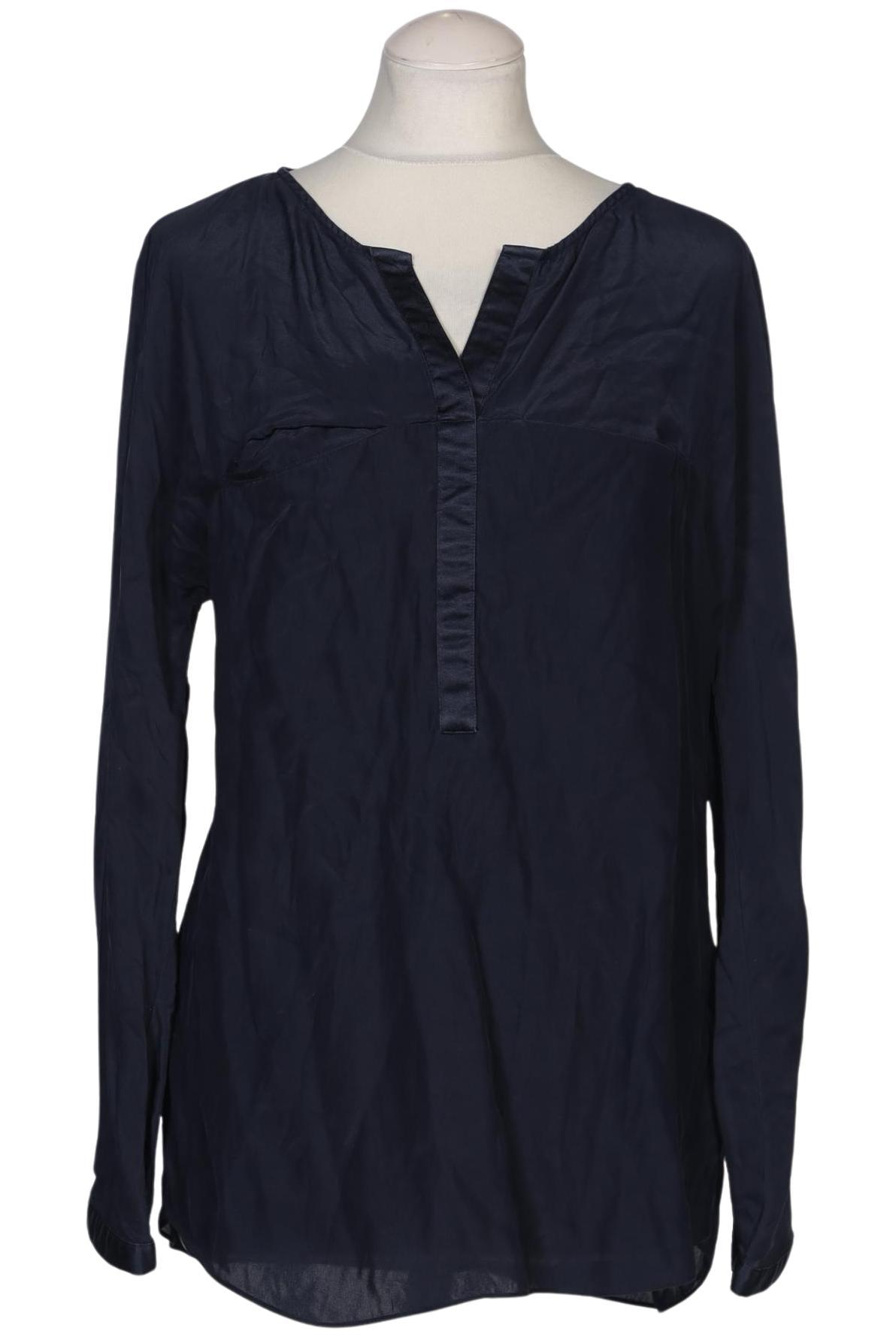 

Massimo Dutti Damen Bluse, marineblau, Gr. 38