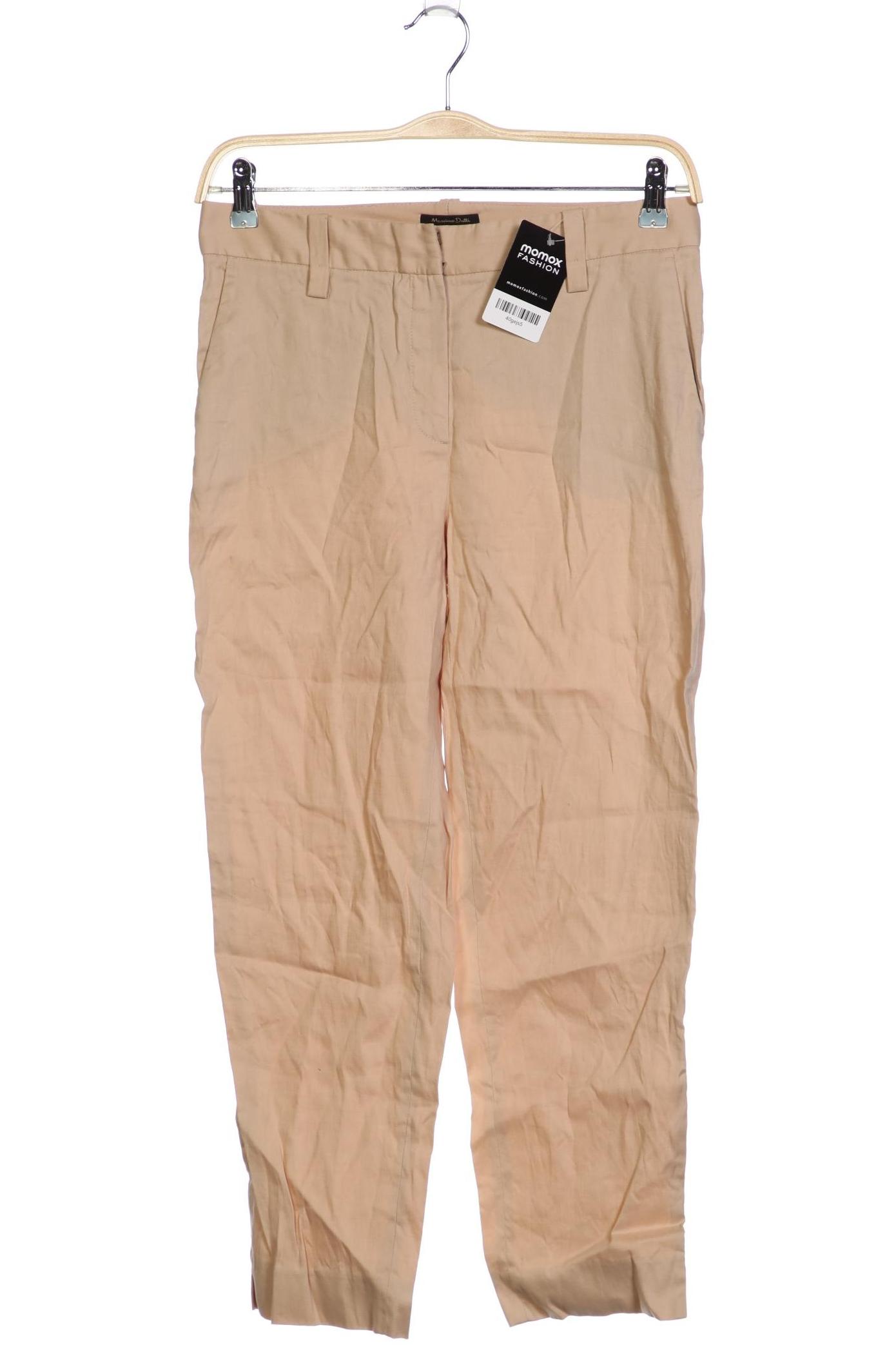 

Massimo Dutti Damen Stoffhose, beige, Gr. 40