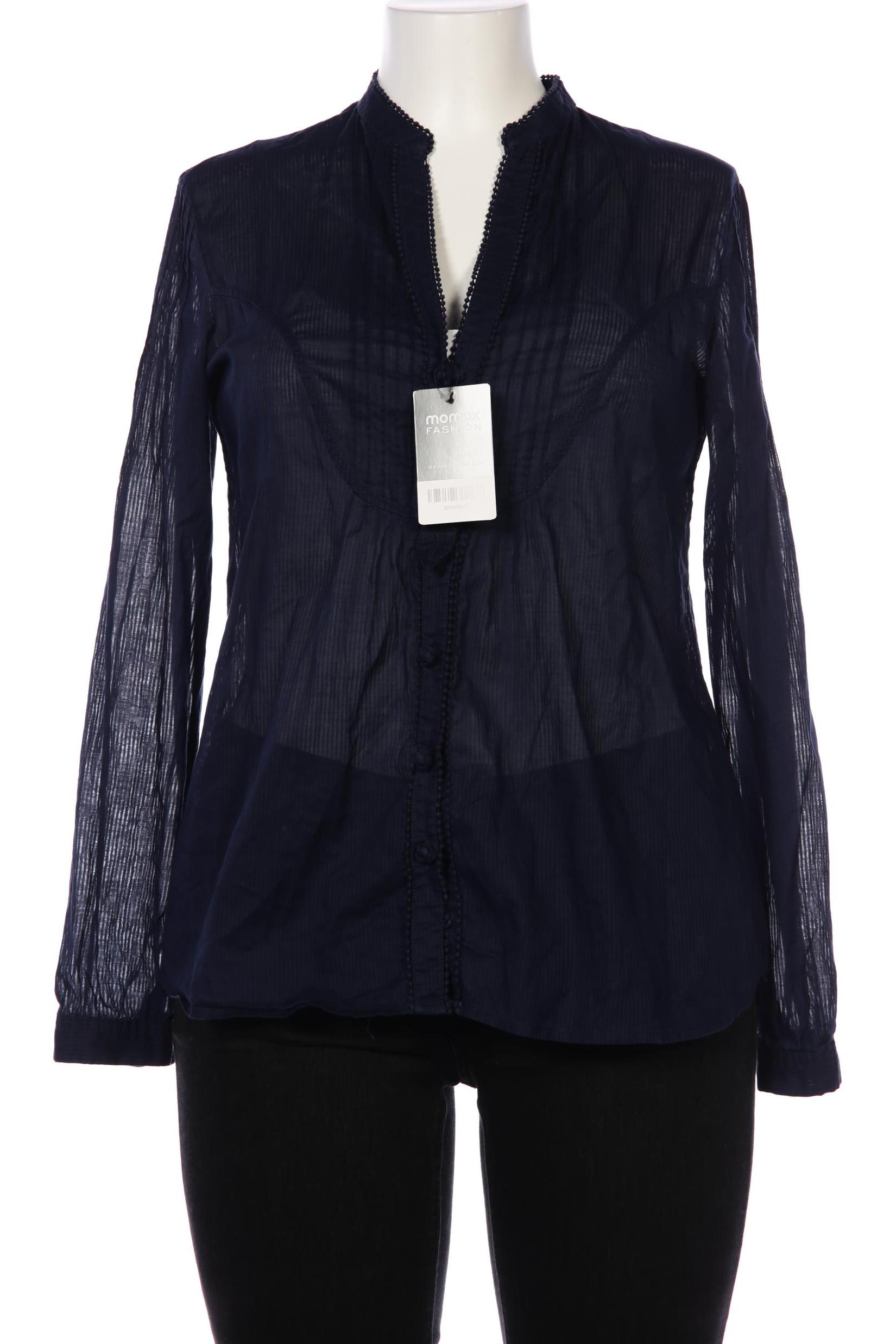 

Massimo Dutti Damen Bluse, marineblau, Gr. 42
