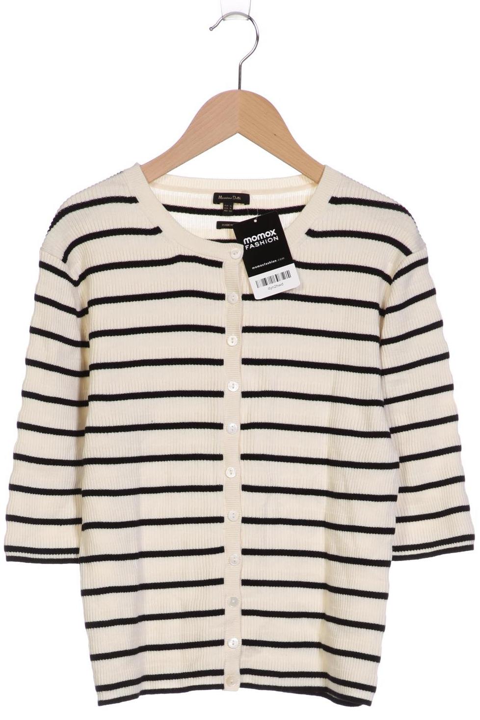 

Massimo Dutti Damen Strickjacke, cremeweiß, Gr. 44