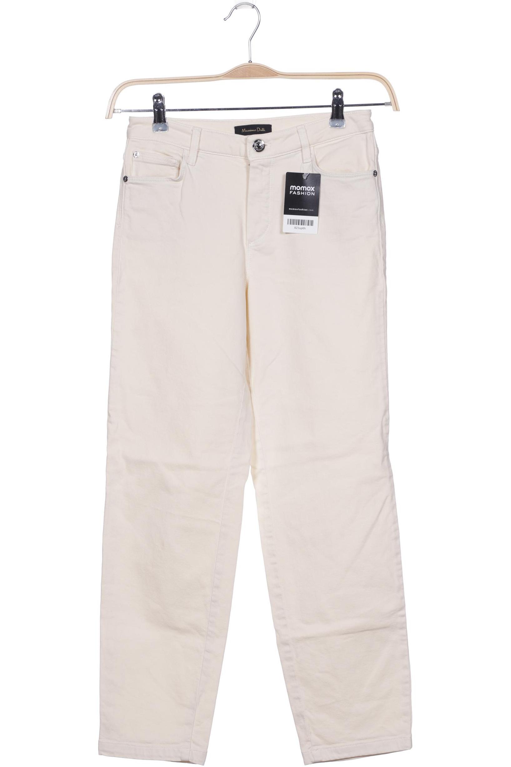 

Massimo Dutti Damen Jeans, cremeweiß