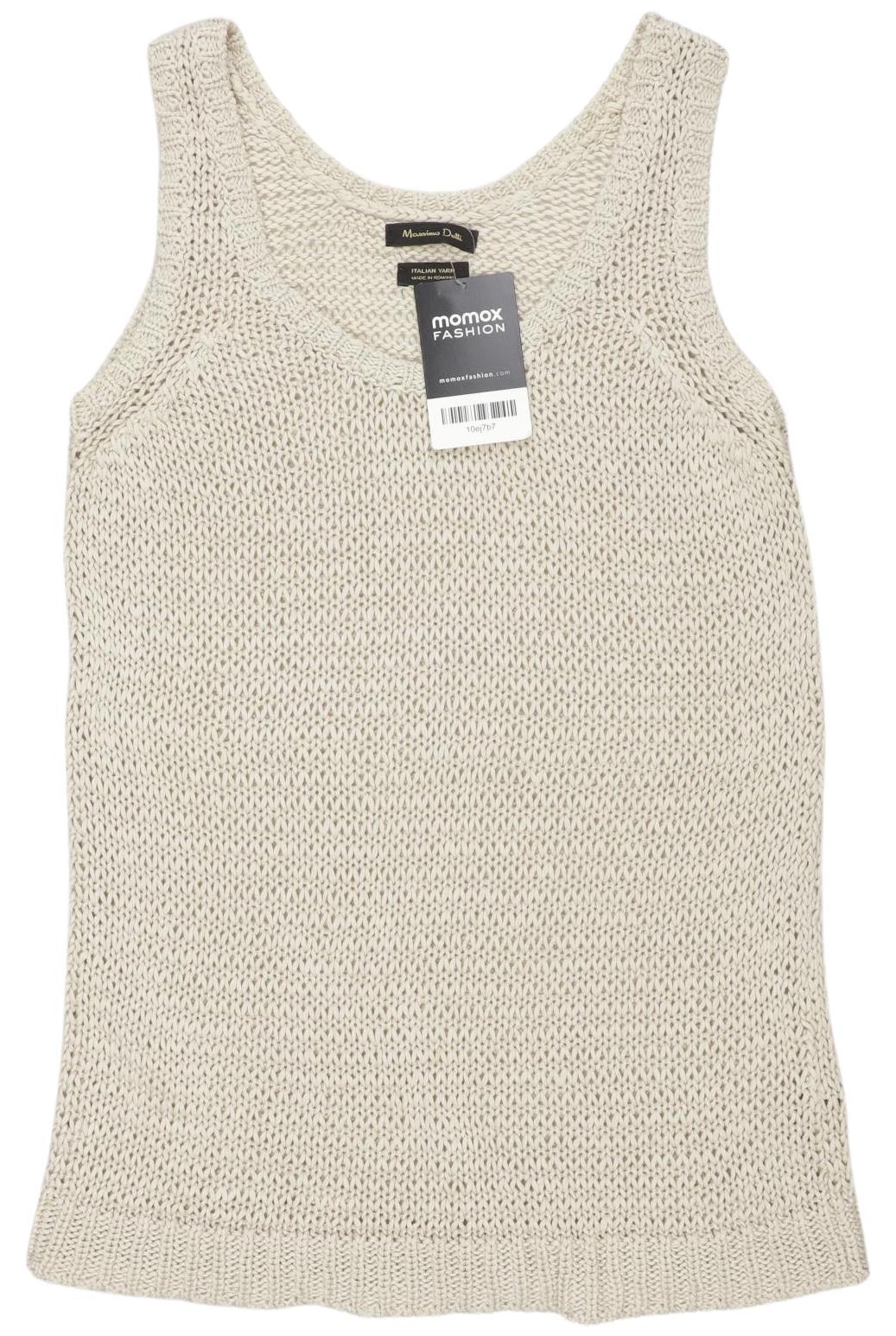 

Massimo Dutti Damen Top, beige, Gr. 34