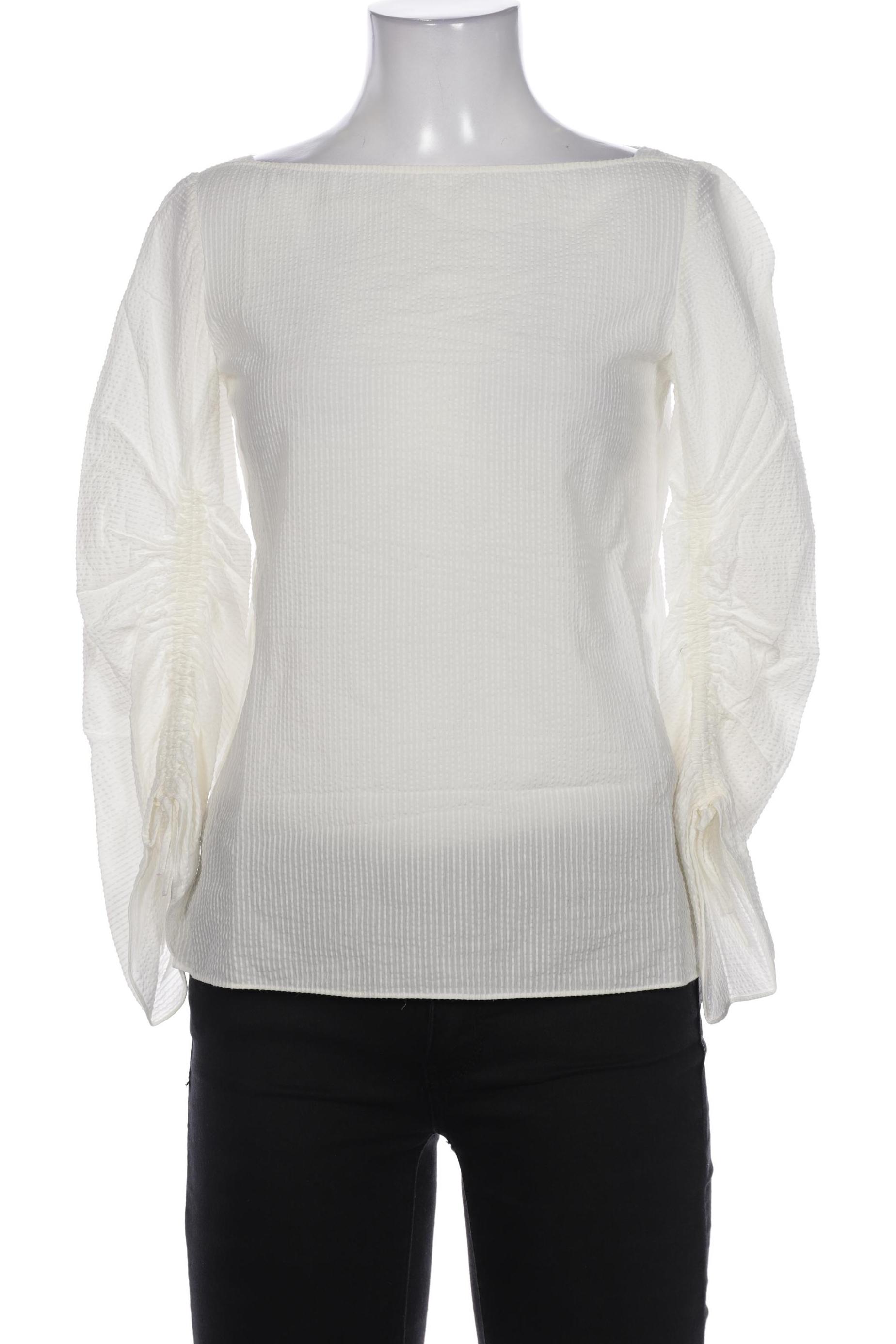 

Massimo Dutti Damen Bluse, weiß, Gr. 34