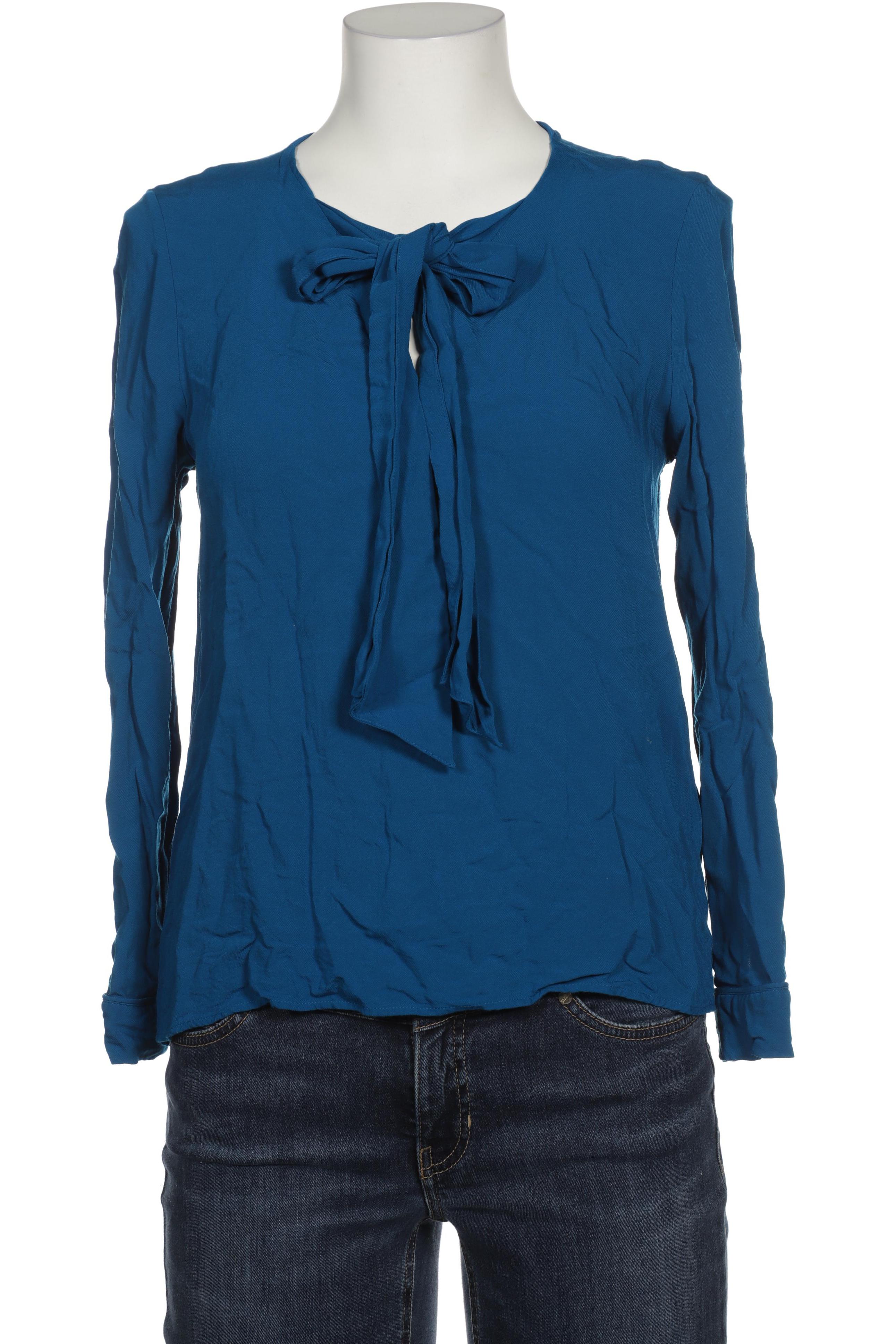 

Massimo Dutti Damen Bluse, blau, Gr. 38