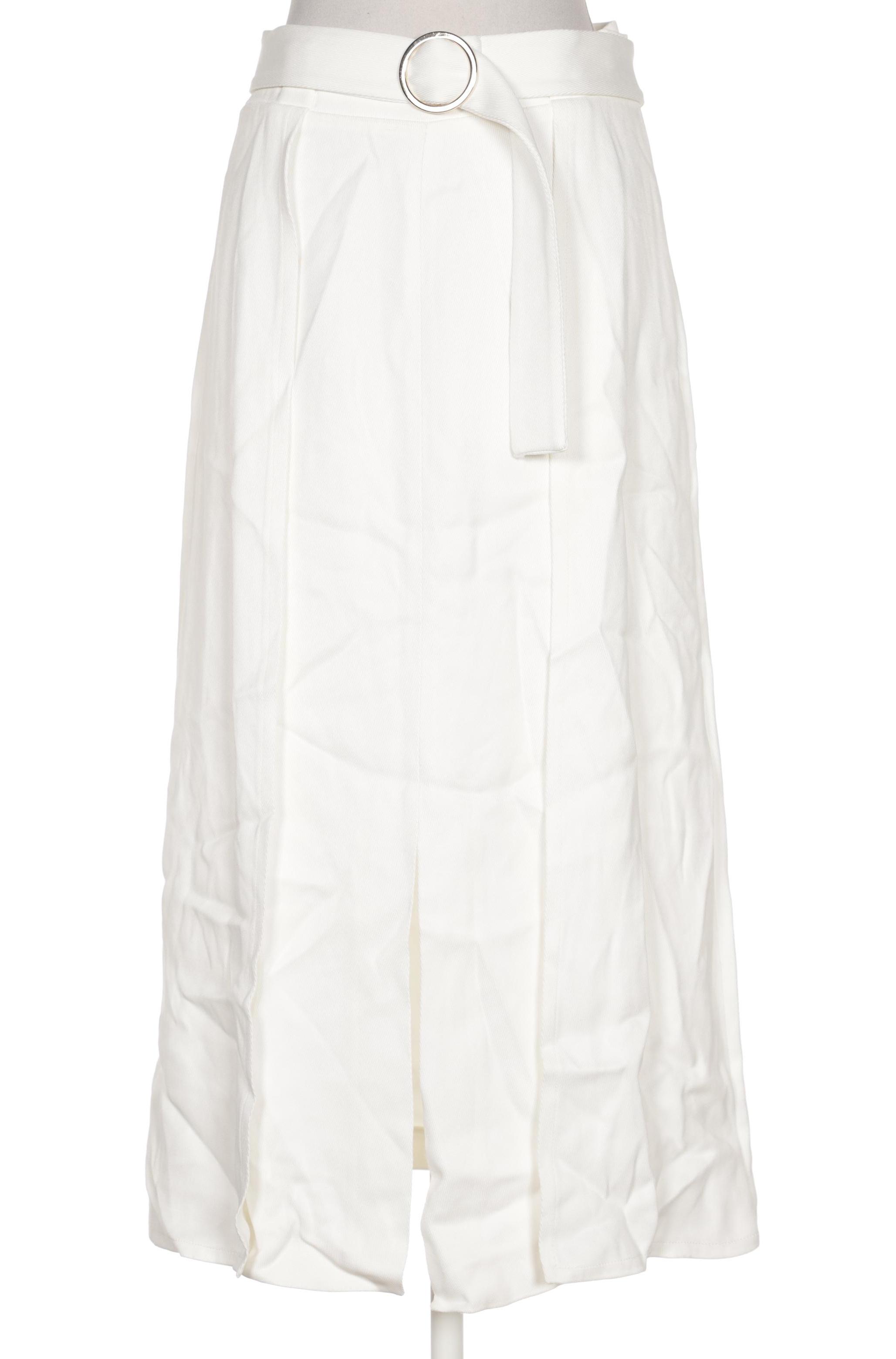 

Massimo Dutti Damen Rock, cremeweiß, Gr. 40