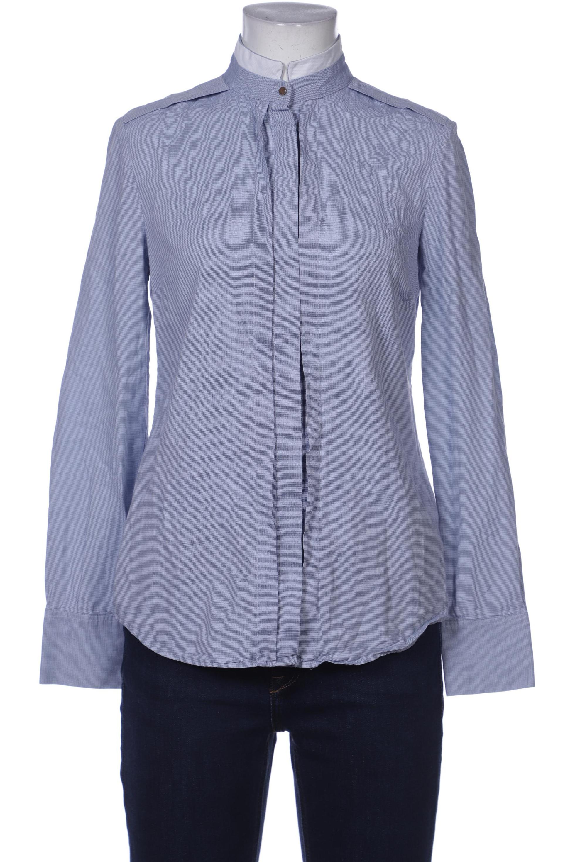 

Massimo Dutti Damen Bluse, marineblau, Gr. 36