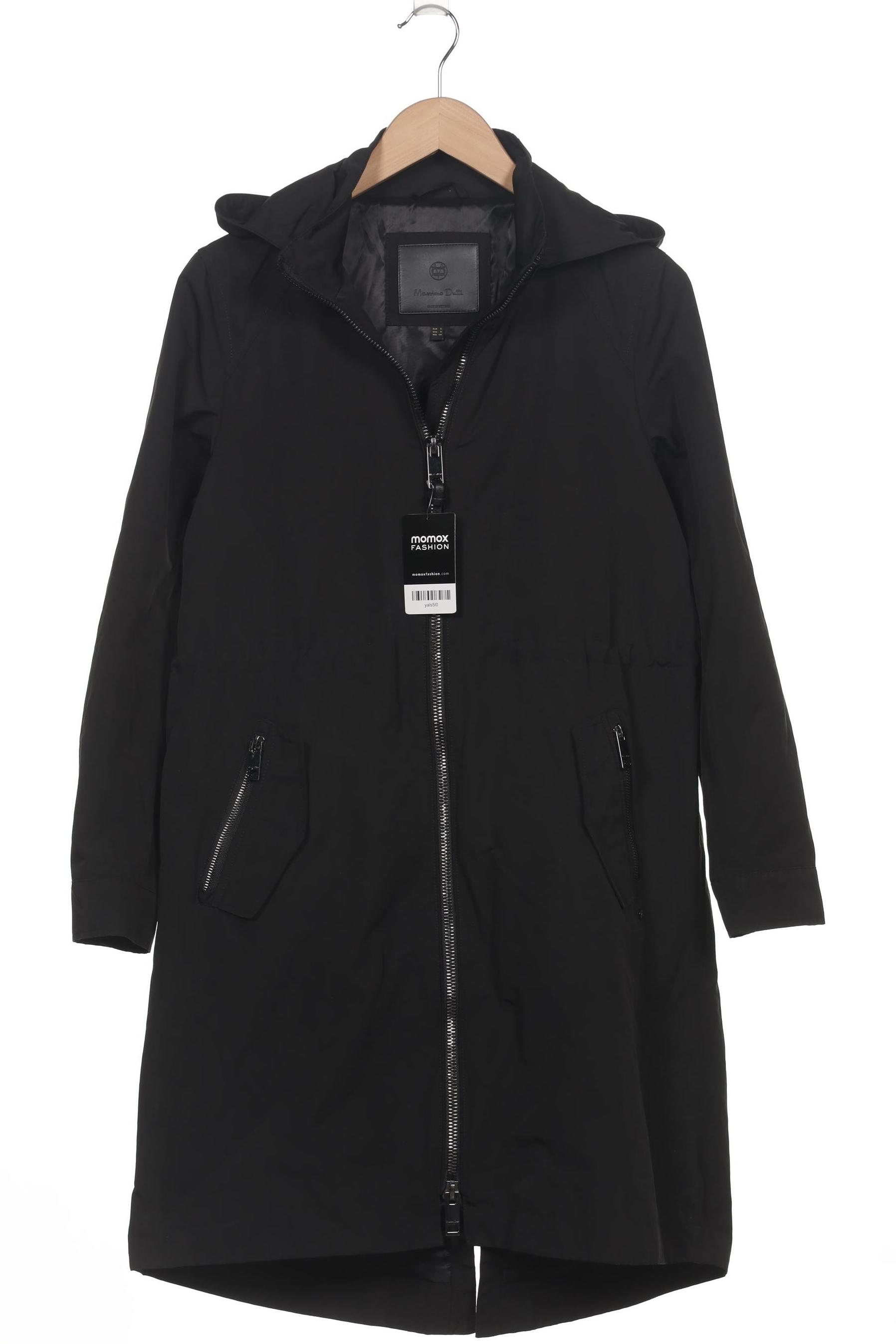 

Massimo Dutti Damen Mantel, schwarz, Gr. 36