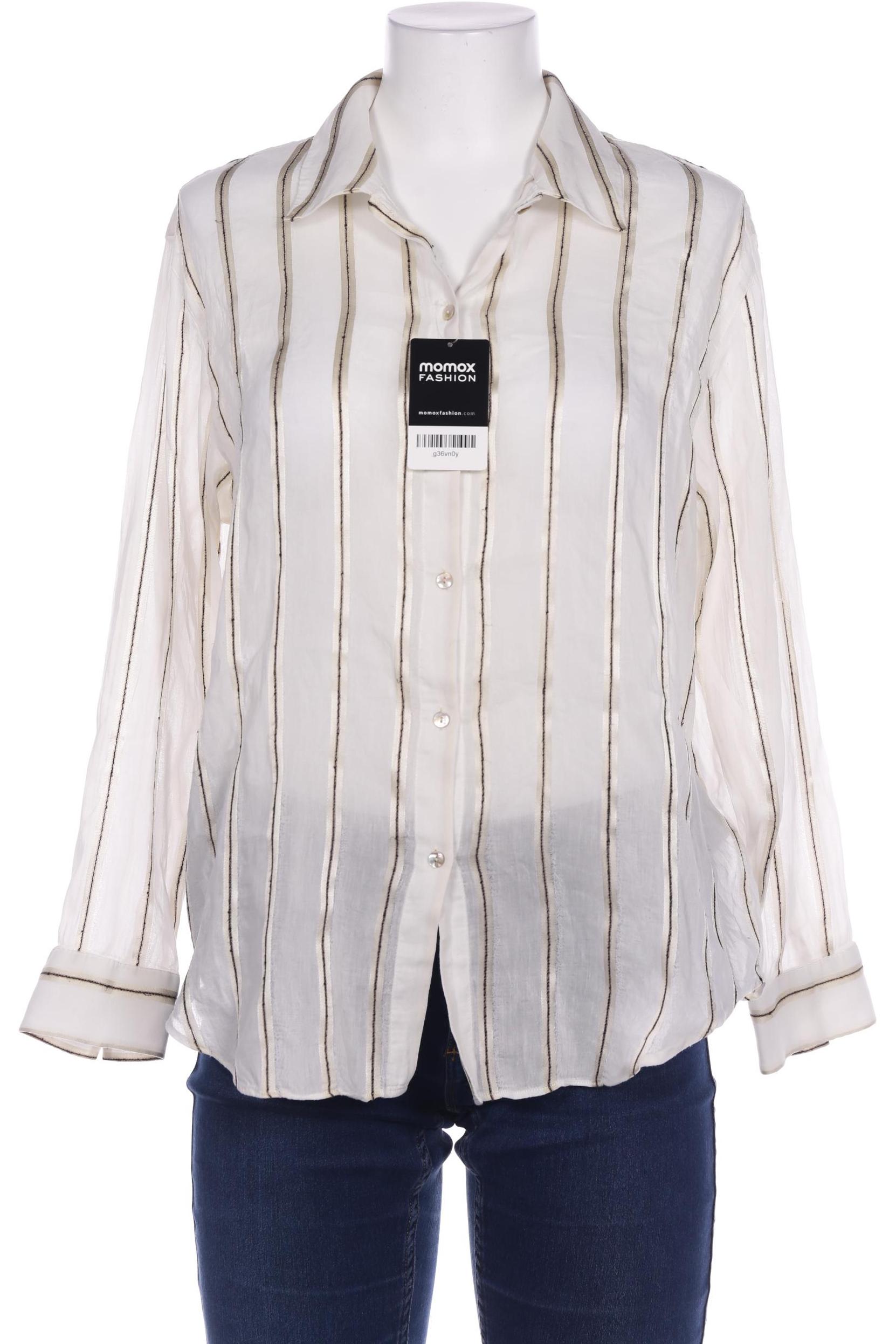 

Massimo Dutti Damen Bluse, weiß, Gr. 42