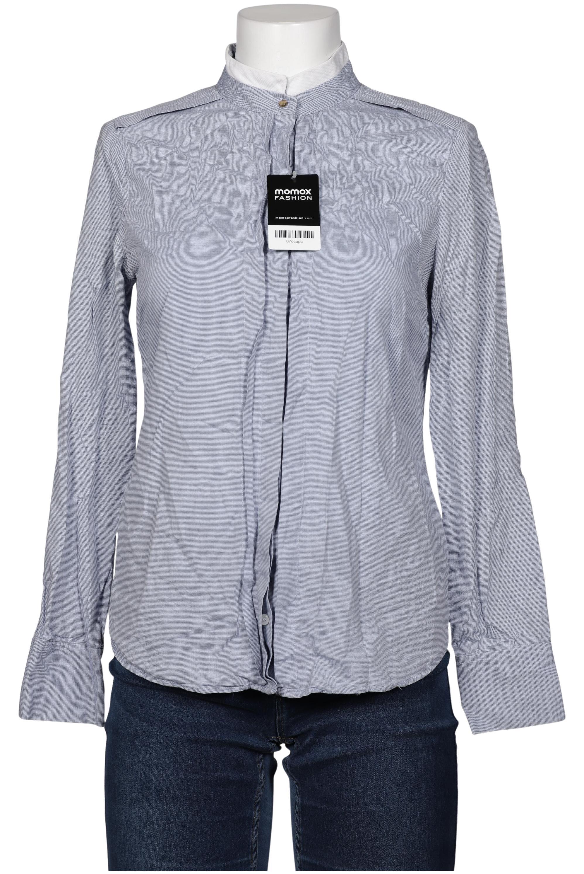 

Massimo Dutti Damen Bluse, blau, Gr. 40