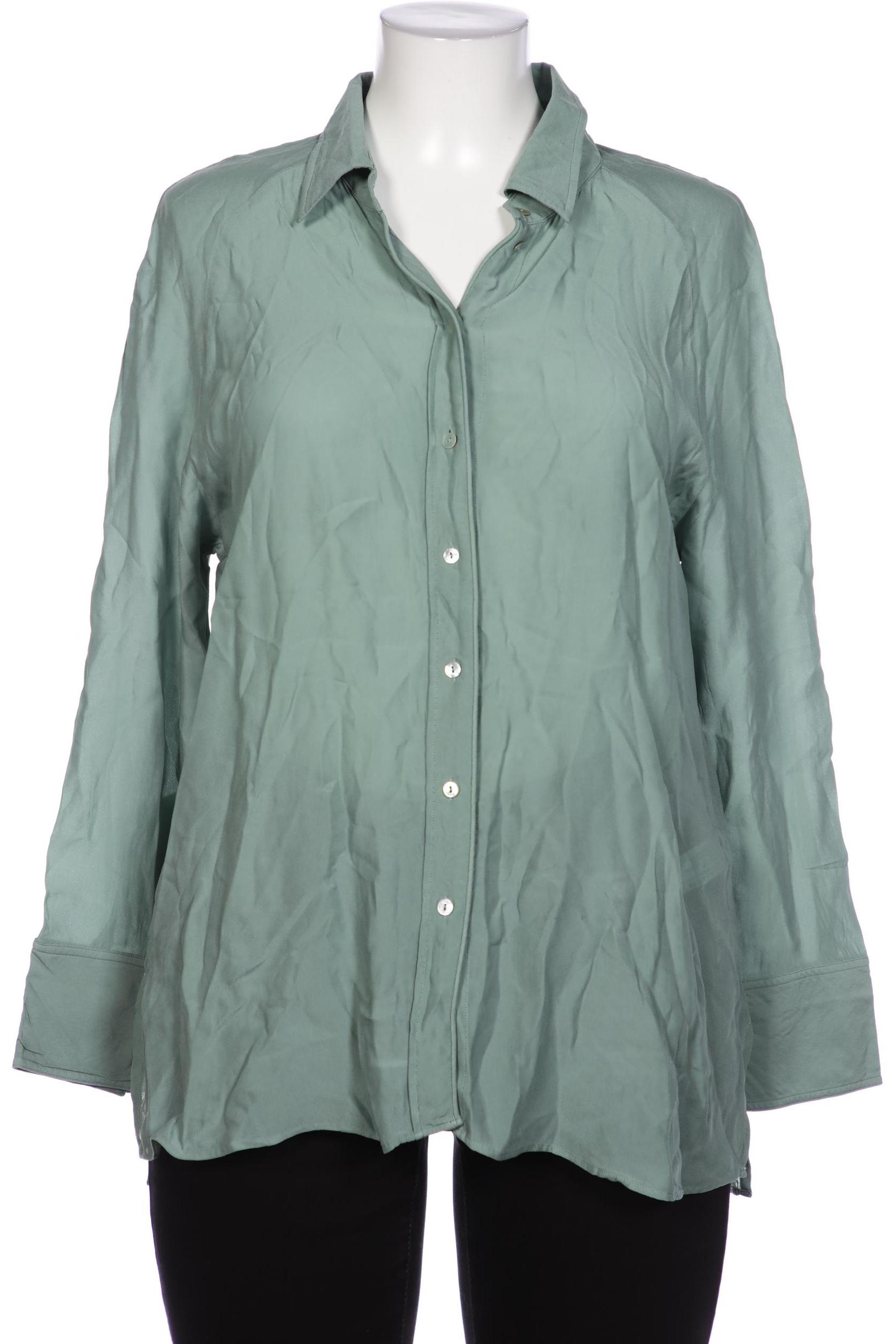 

Massimo Dutti Damen Bluse, grün, Gr. 42