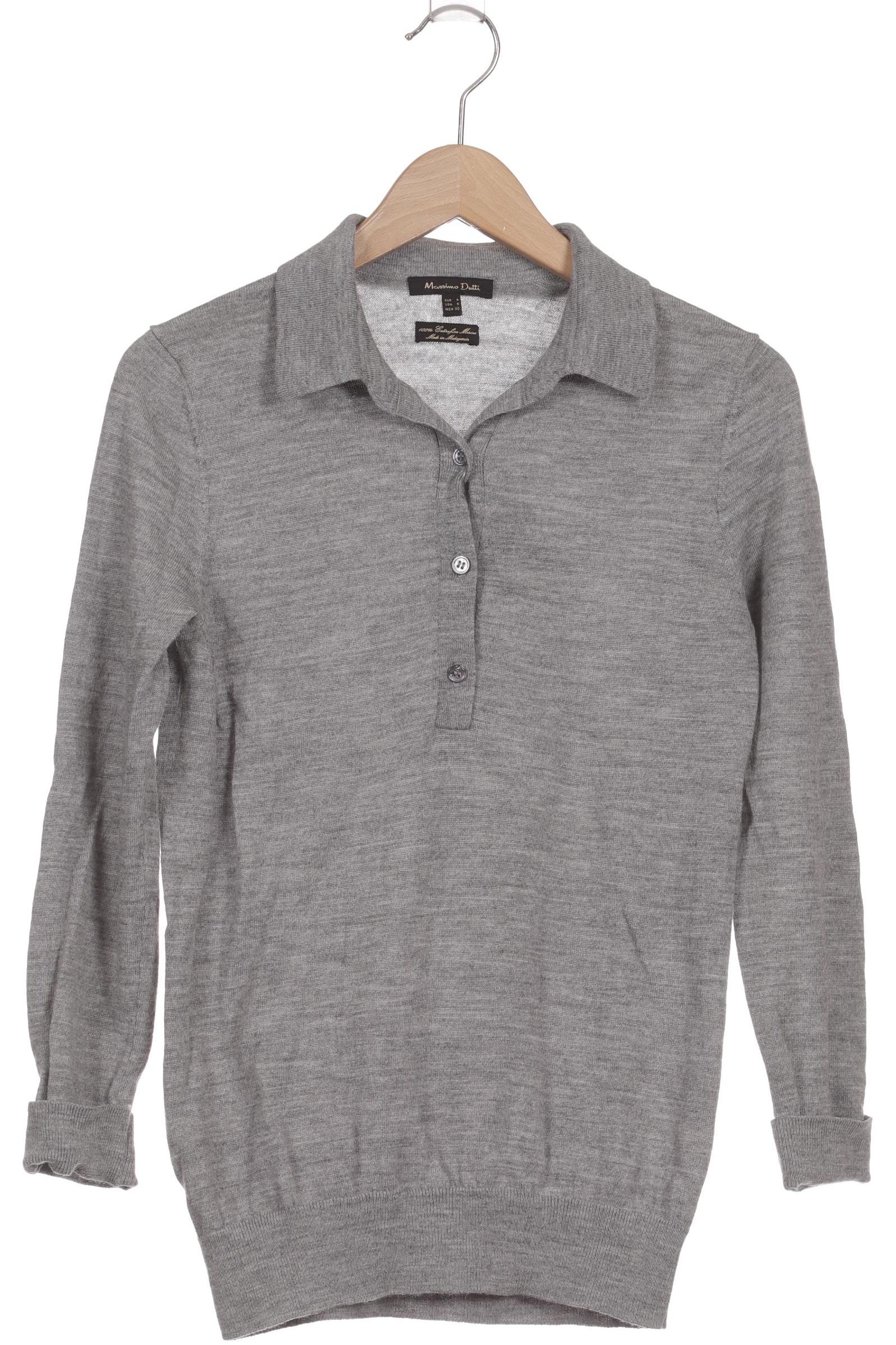 

Massimo Dutti Damen Pullover, grau, Gr. 36