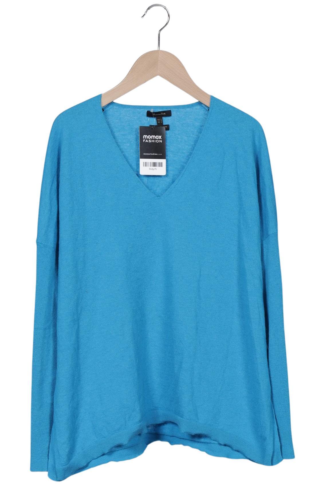

Massimo Dutti Damen Pullover, blau, Gr. 38