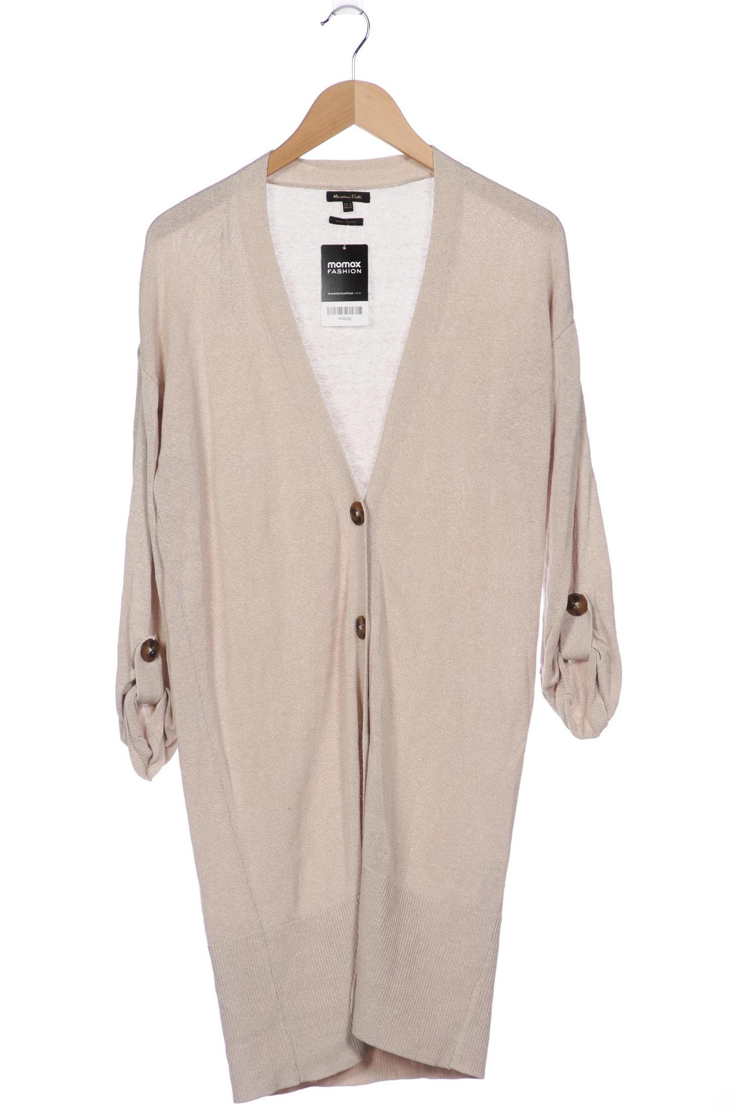 

Massimo Dutti Damen Strickjacke, beige, Gr. 34