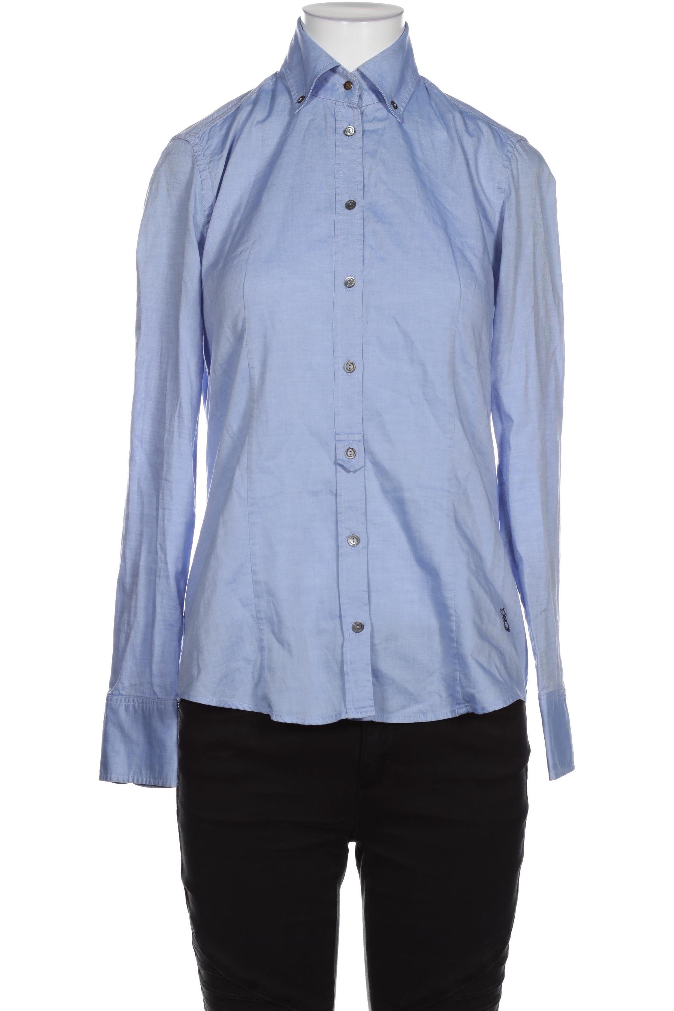 

Massimo Dutti Damen Bluse, blau, Gr. 38