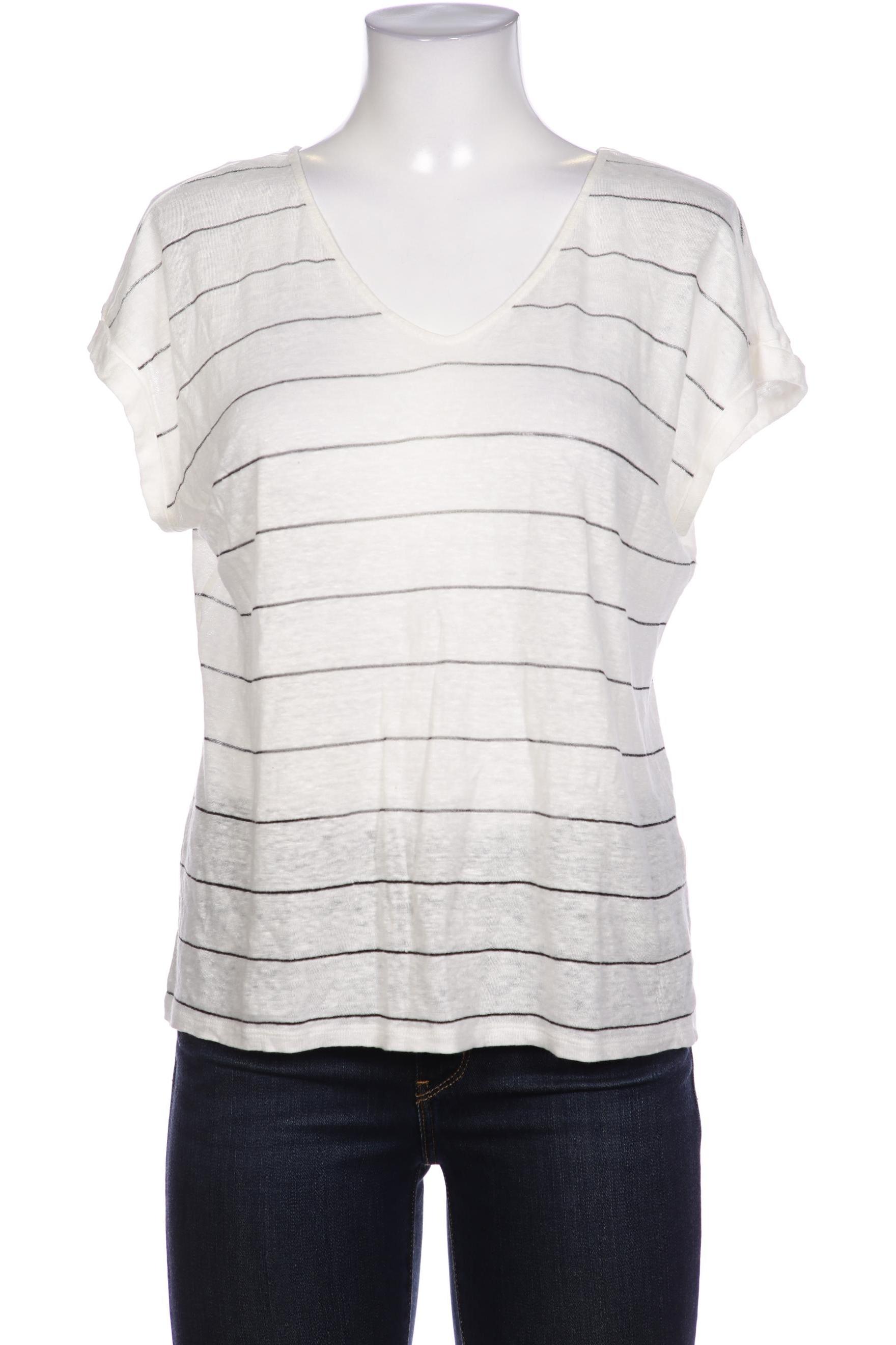 

Massimo Dutti Damen T-Shirt, cremeweiß, Gr. 38