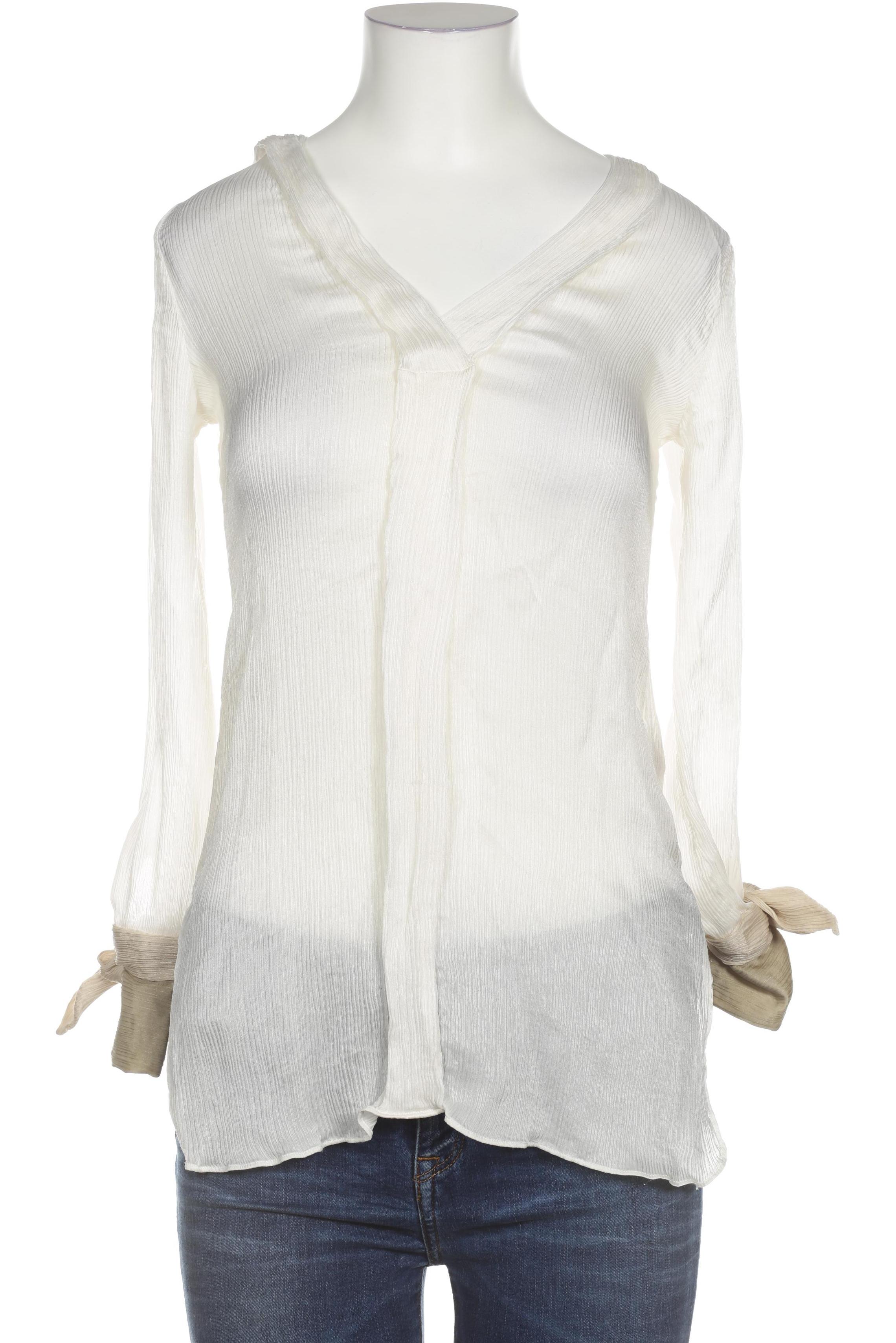 

Massimo Dutti Damen Bluse, weiß, Gr. 34