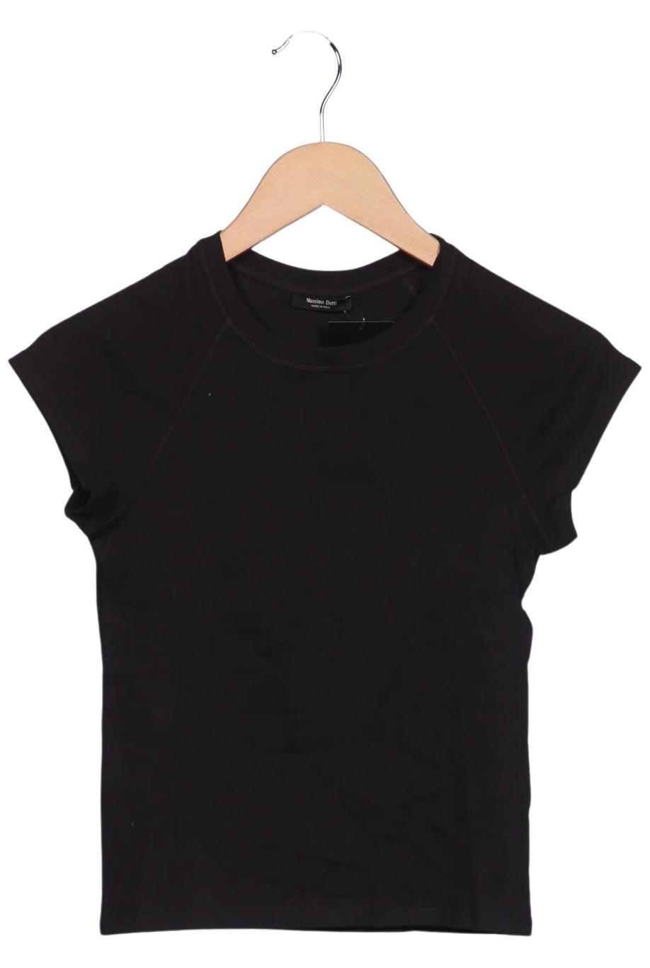 

Massimo Dutti Damen T-Shirt, schwarz, Gr. 34