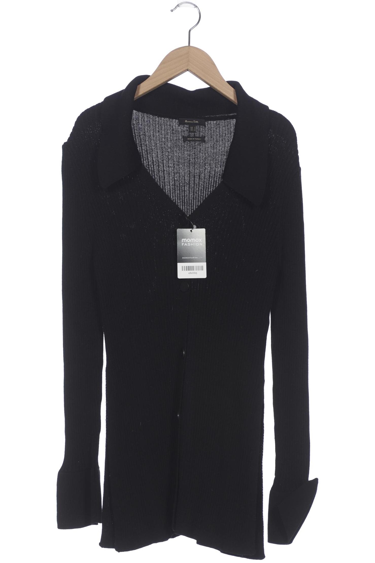 

Massimo Dutti Damen Strickjacke, schwarz, Gr. 36