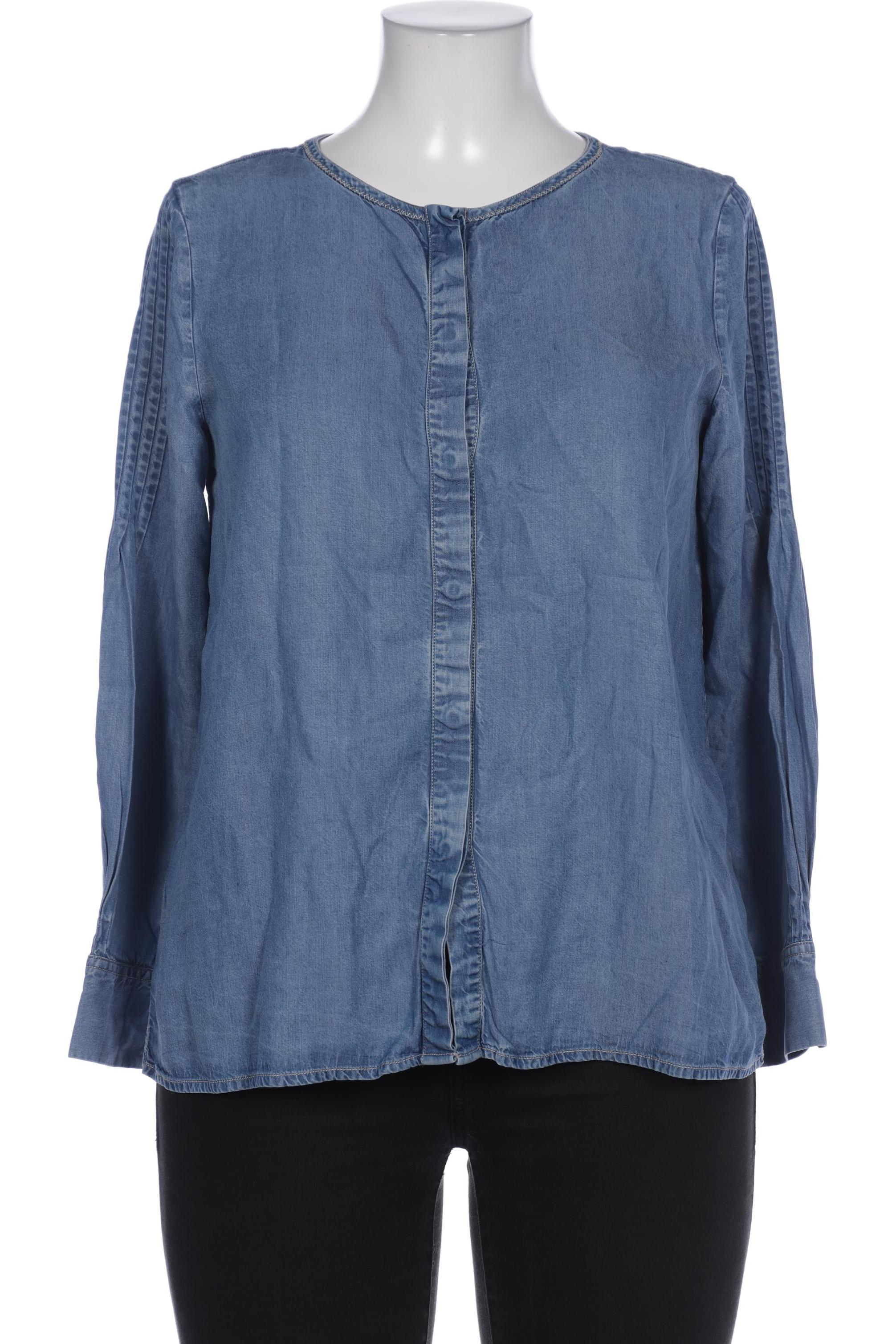 

Massimo Dutti Damen Bluse, blau, Gr. 42
