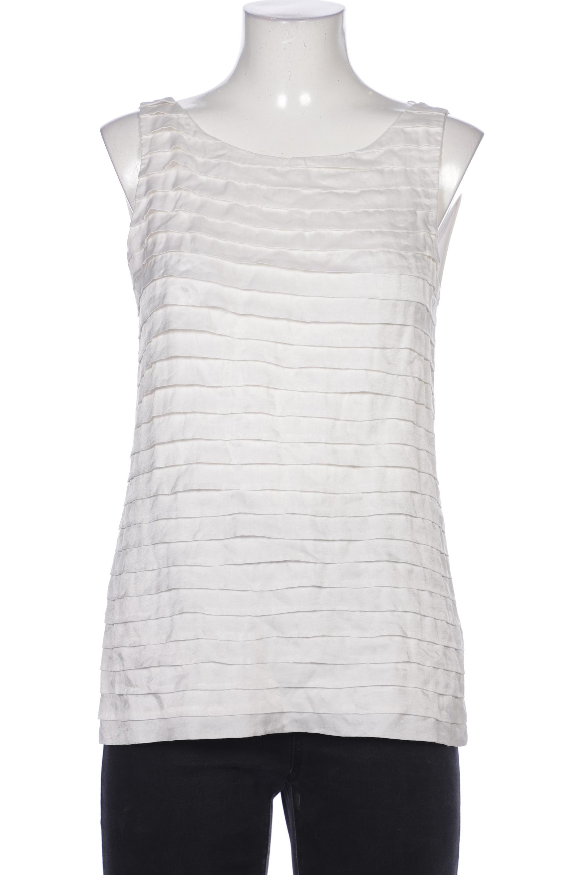 

Massimo Dutti Damen Bluse, weiß, Gr. 42