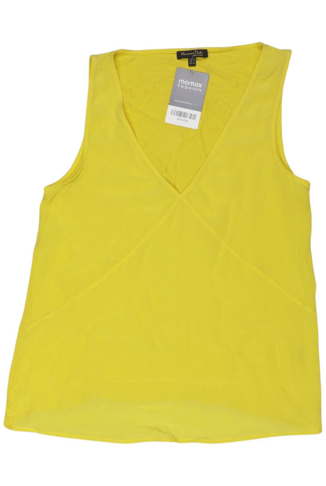 

Massimo Dutti Damen Top, gelb, Gr. 34
