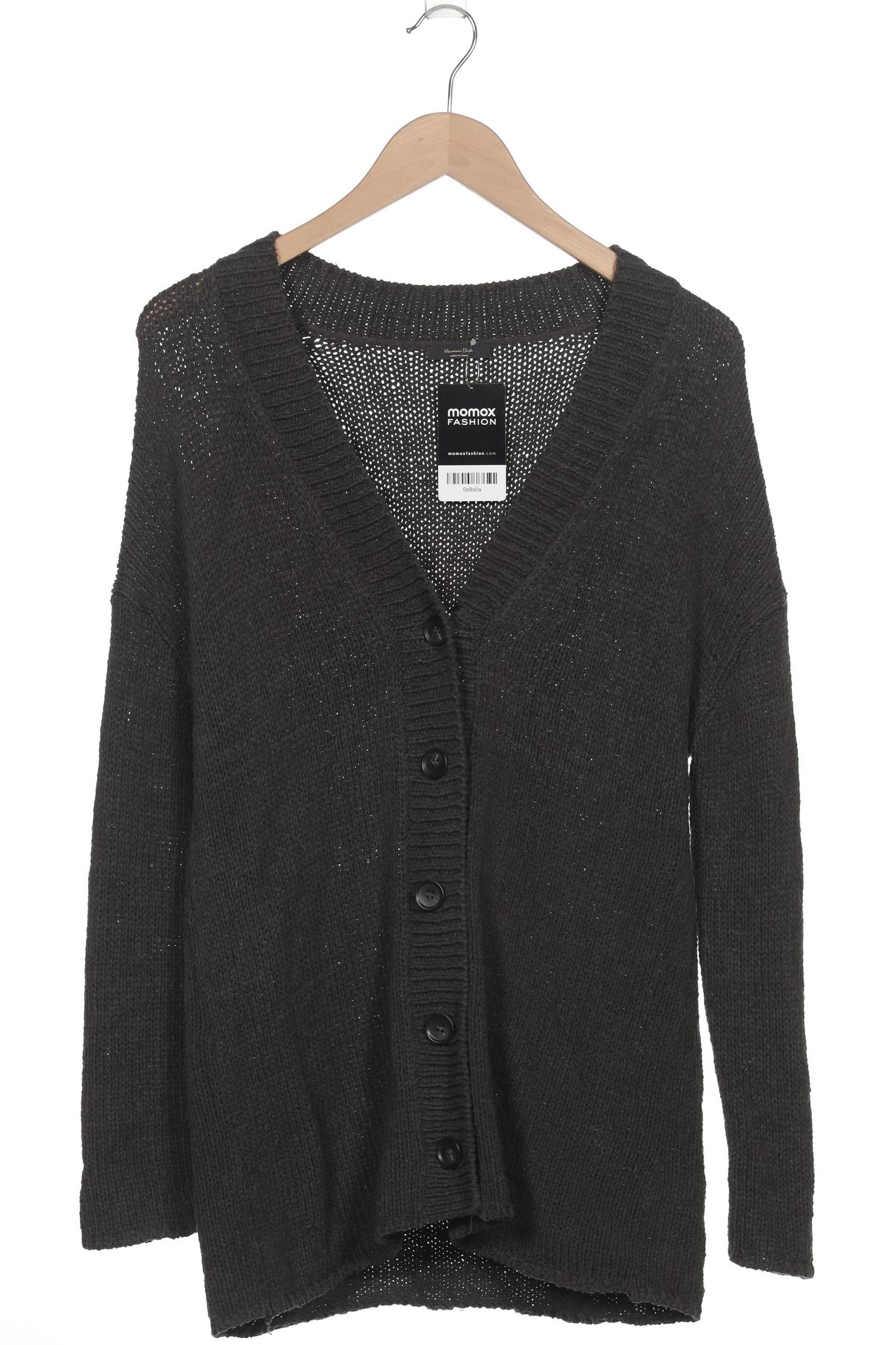 

Massimo Dutti Damen Strickjacke, grau, Gr. 34
