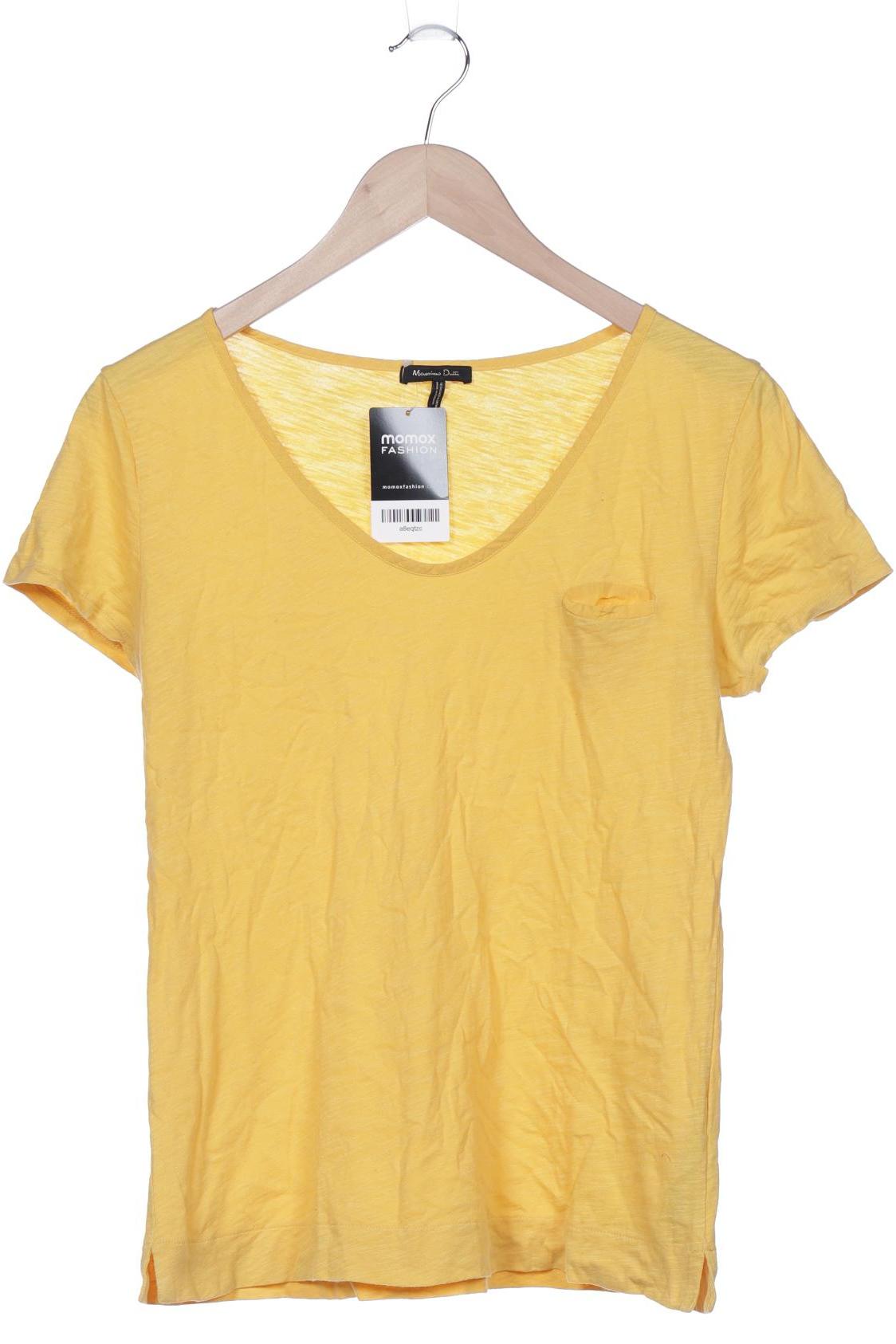 

Massimo Dutti Damen T-Shirt, gelb, Gr. 42