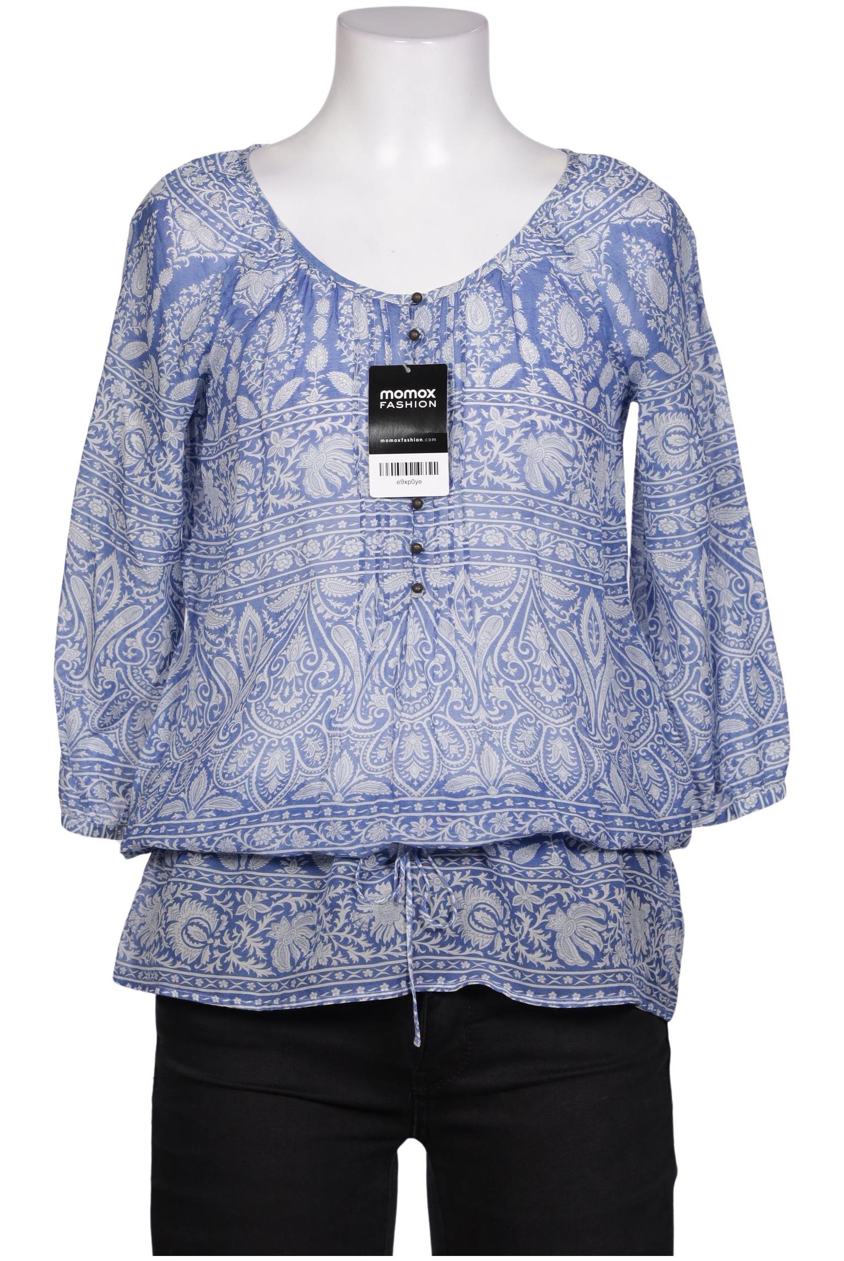 

Massimo Dutti Damen Bluse, blau, Gr. 36