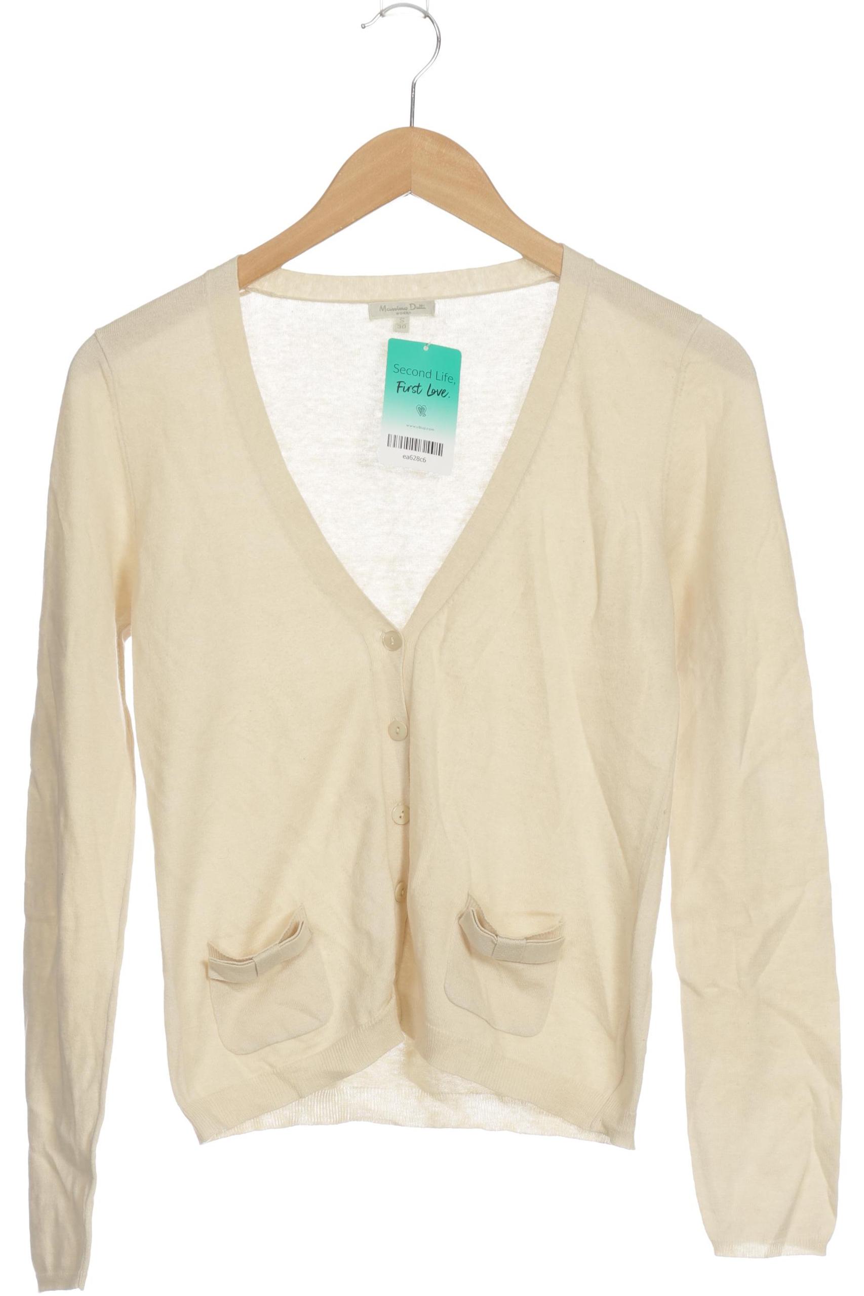 

Massimo Dutti Damen Strickjacke, beige, Gr.