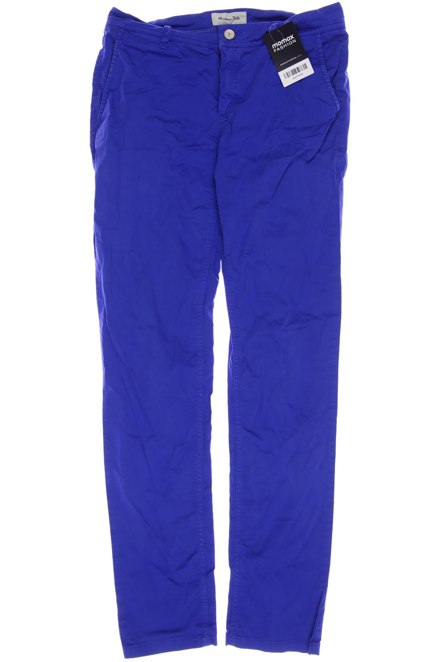 

Massimo Dutti Damen Stoffhose, blau, Gr. 36