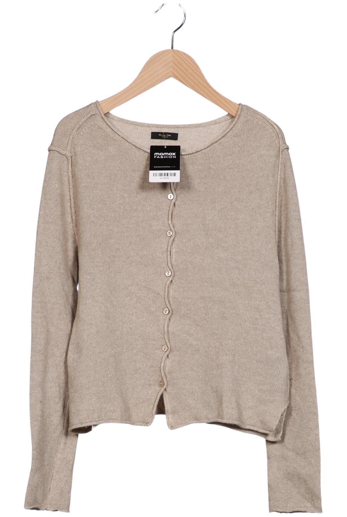 

Massimo Dutti Damen Strickjacke, beige, Gr. 34