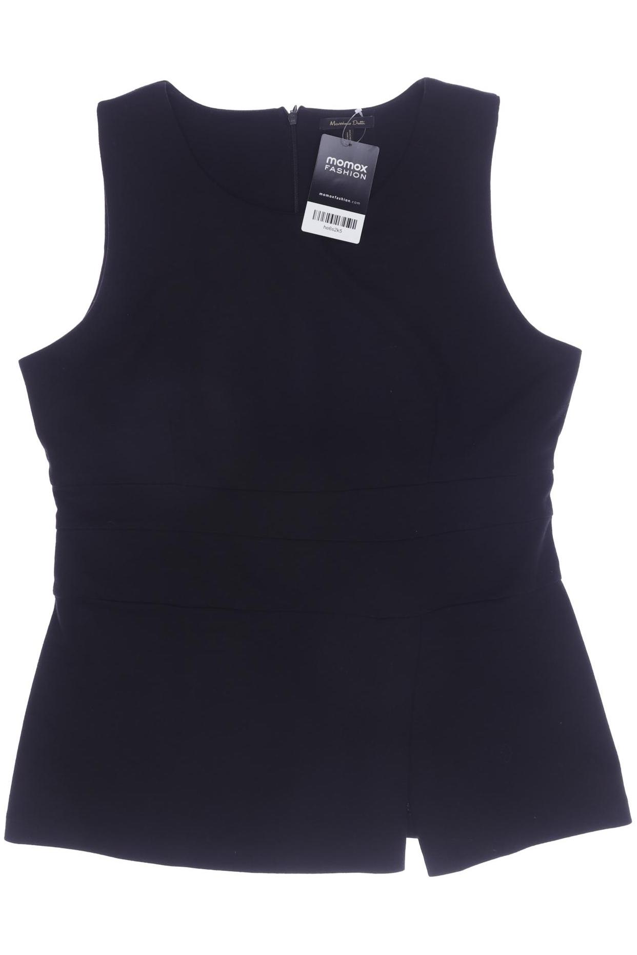 

Massimo Dutti Damen Top, schwarz, Gr. 44