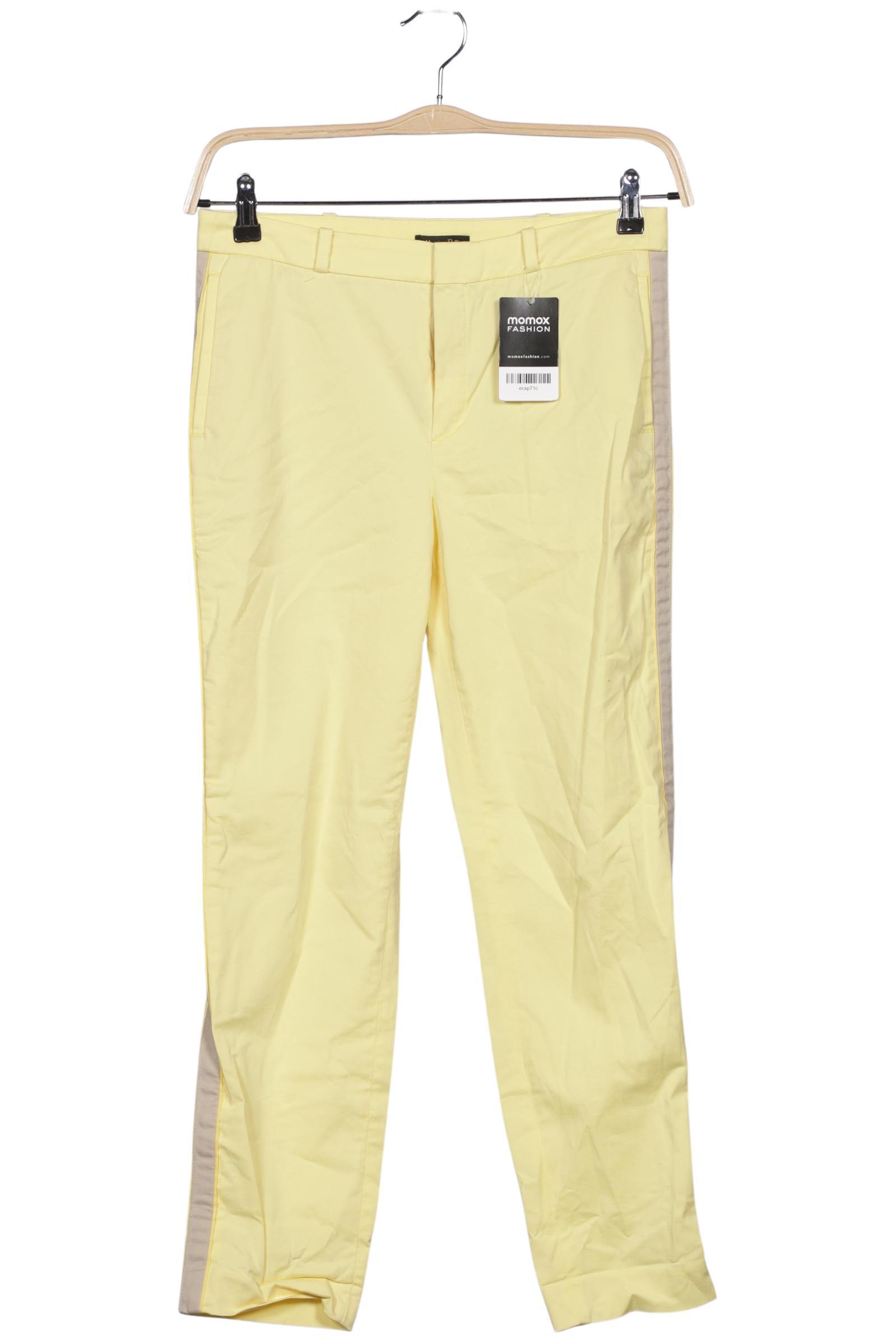 

Massimo Dutti Damen Stoffhose, gelb, Gr. 40
