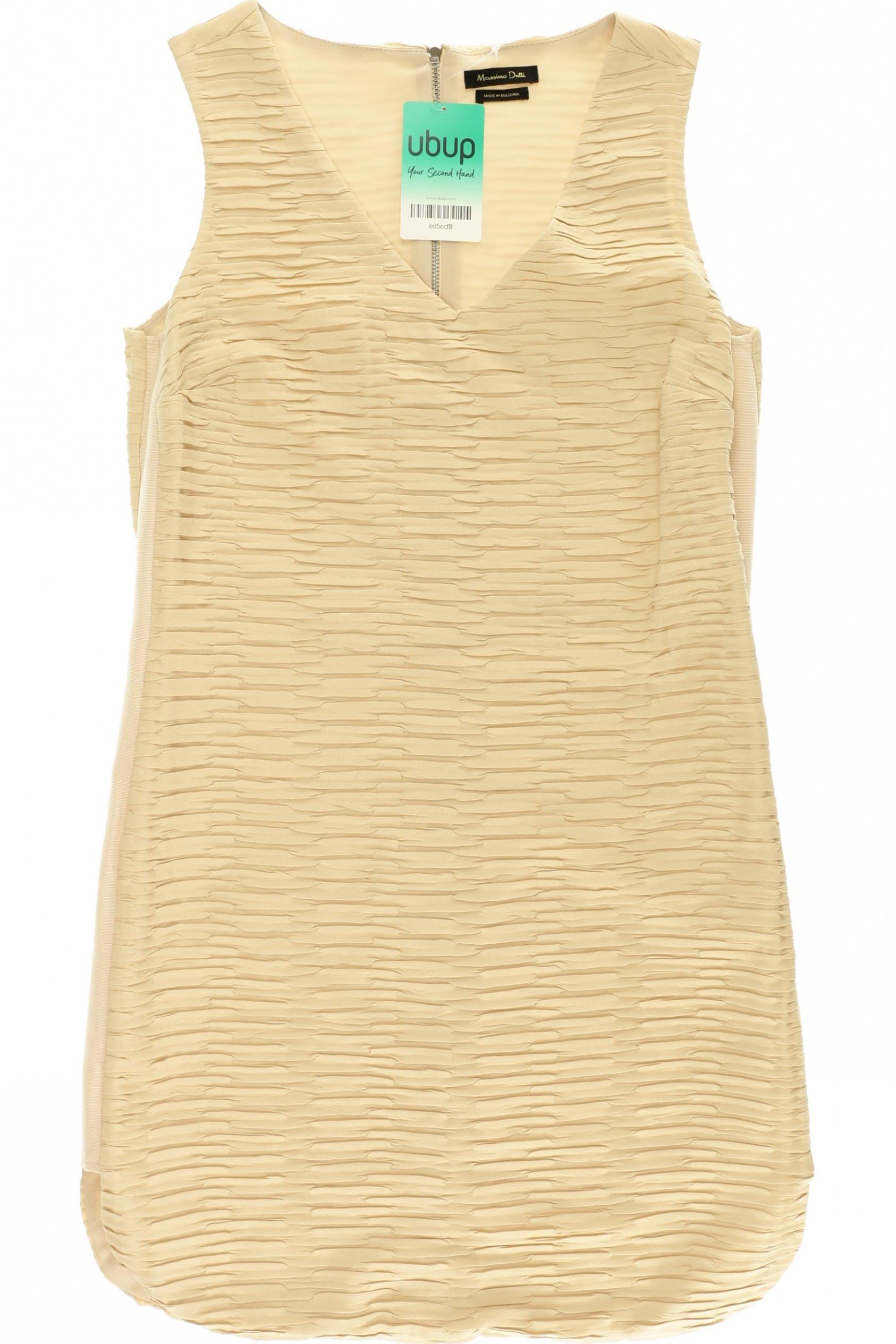 

Massimo Dutti Damen Kleid, beige, Gr. 34