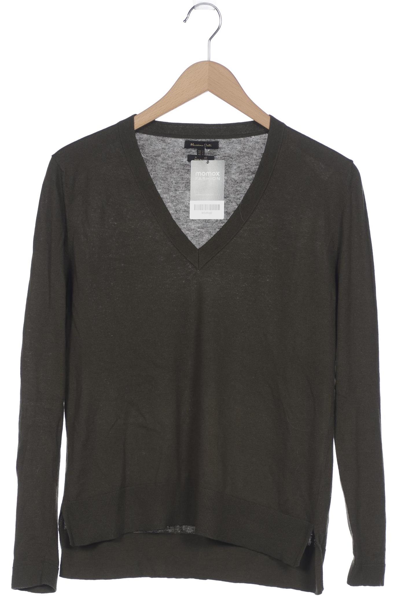 

Massimo Dutti Damen Pullover, grün, Gr. 38