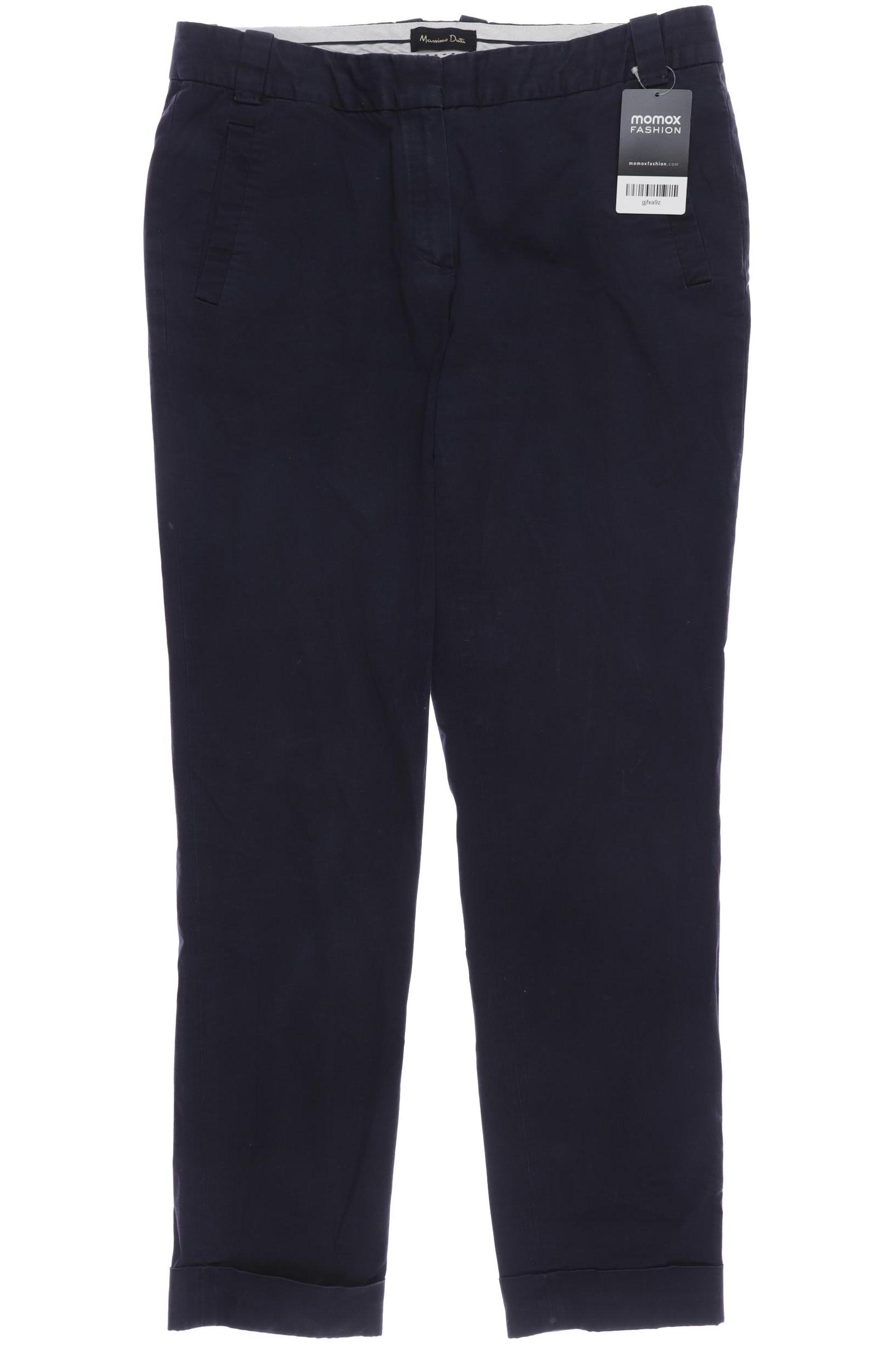 

Massimo Dutti Damen Stoffhose, marineblau, Gr. 40