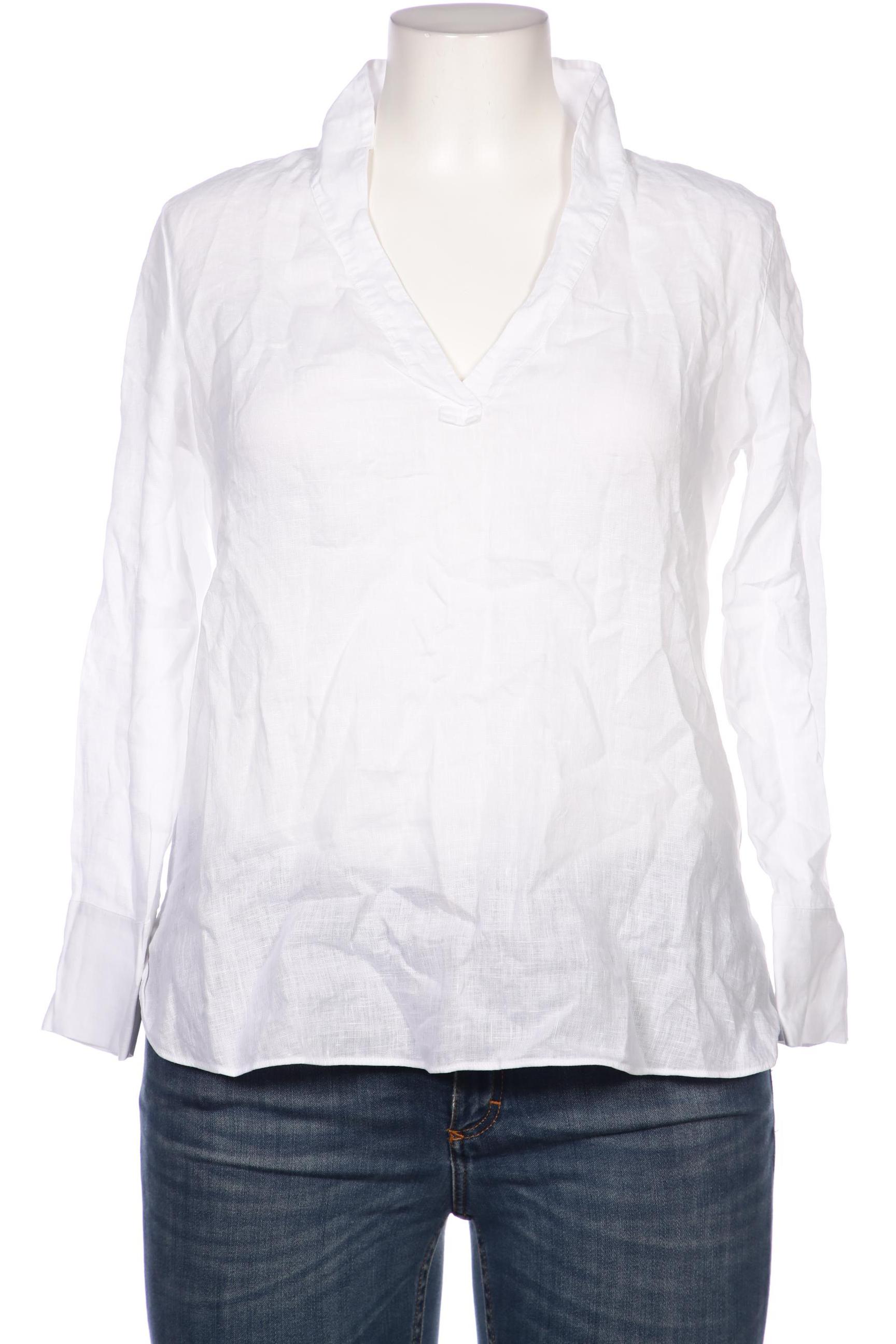 

Massimo Dutti Damen Bluse, weiß, Gr. 40