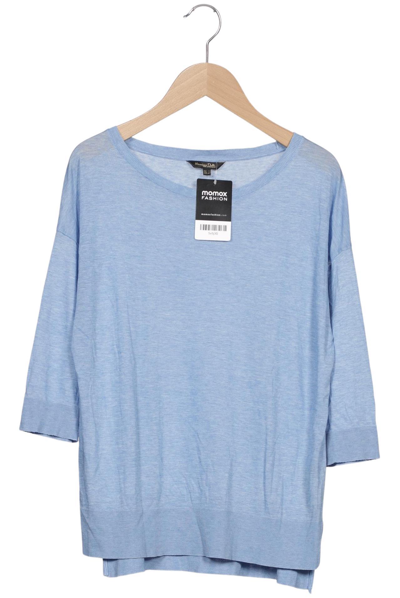 

Massimo Dutti Damen Langarmshirt, hellblau, Gr. 36