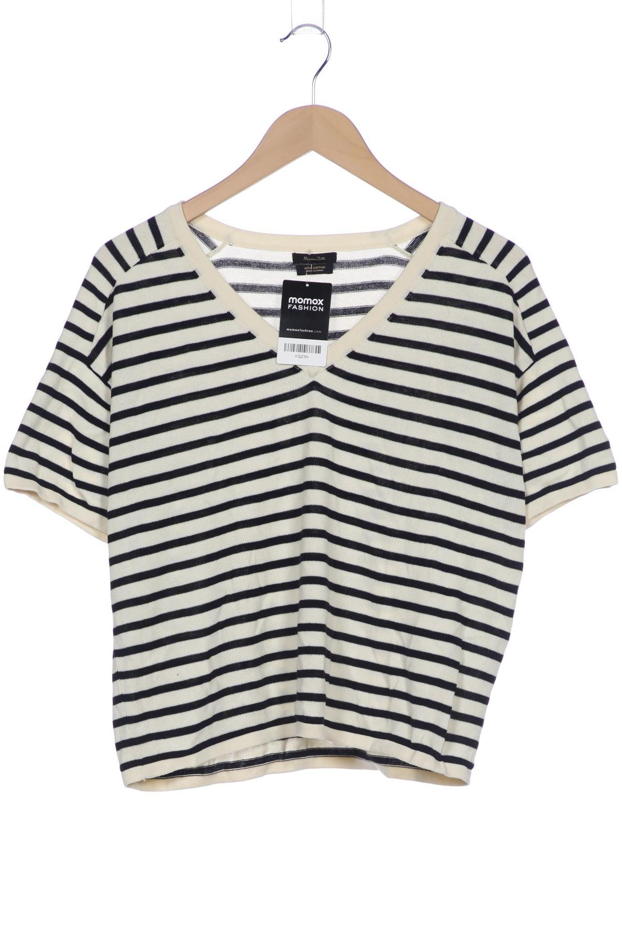 

Massimo Dutti Damen Pullover, cremeweiß, Gr. 36