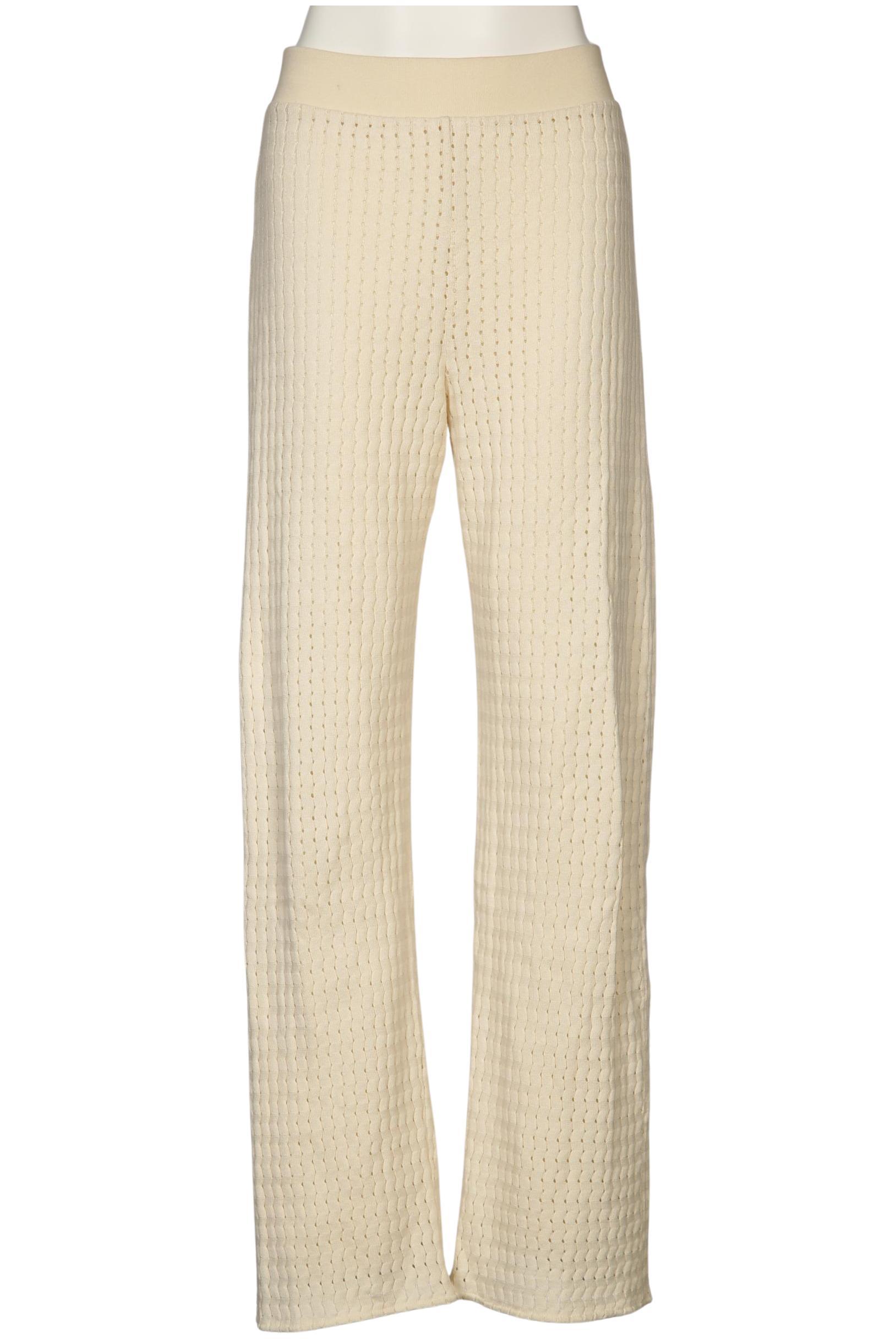 

Massimo Dutti Damen Stoffhose, cremeweiß, Gr. 0