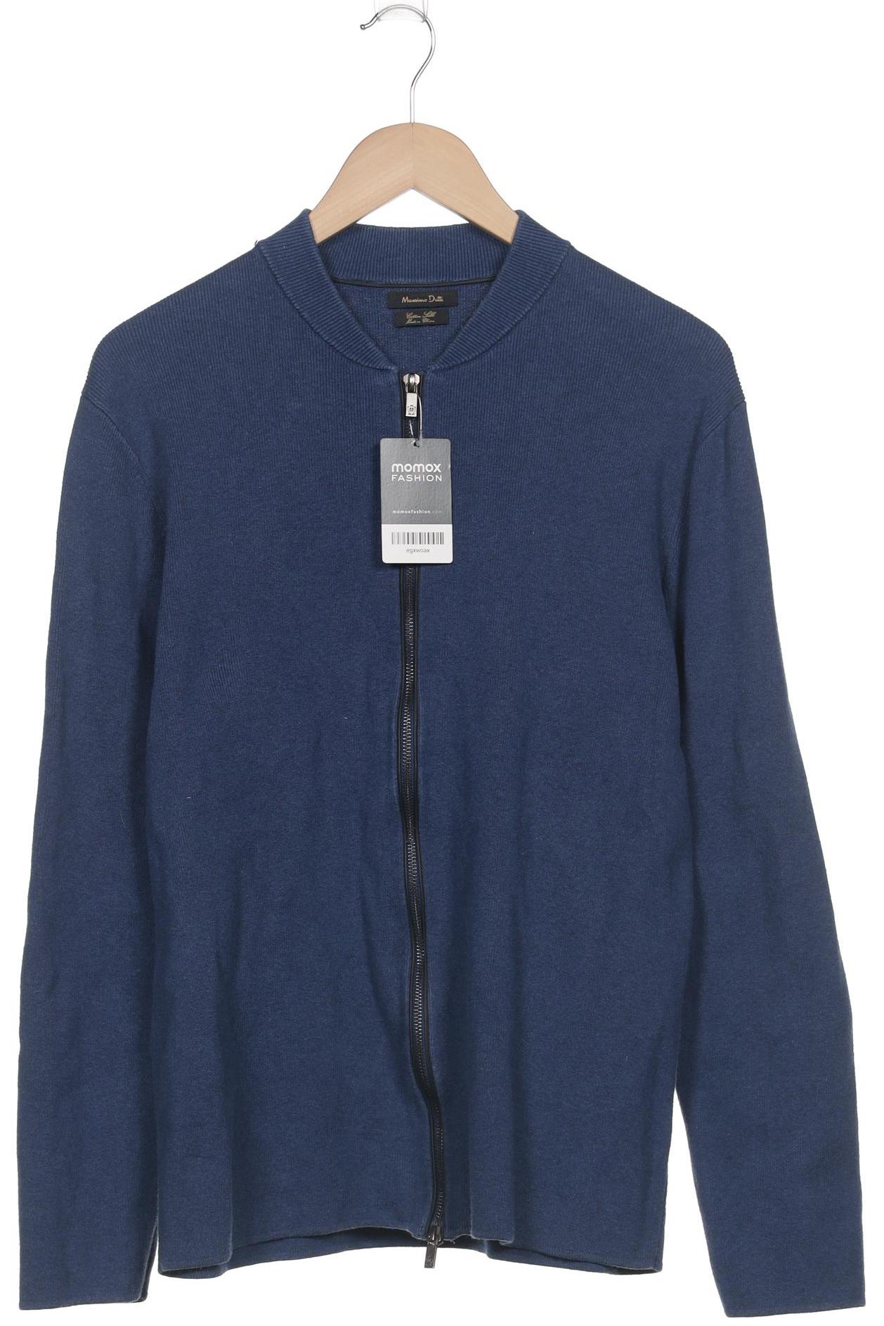 

Massimo Dutti Damen Strickjacke, blau, Gr. 44