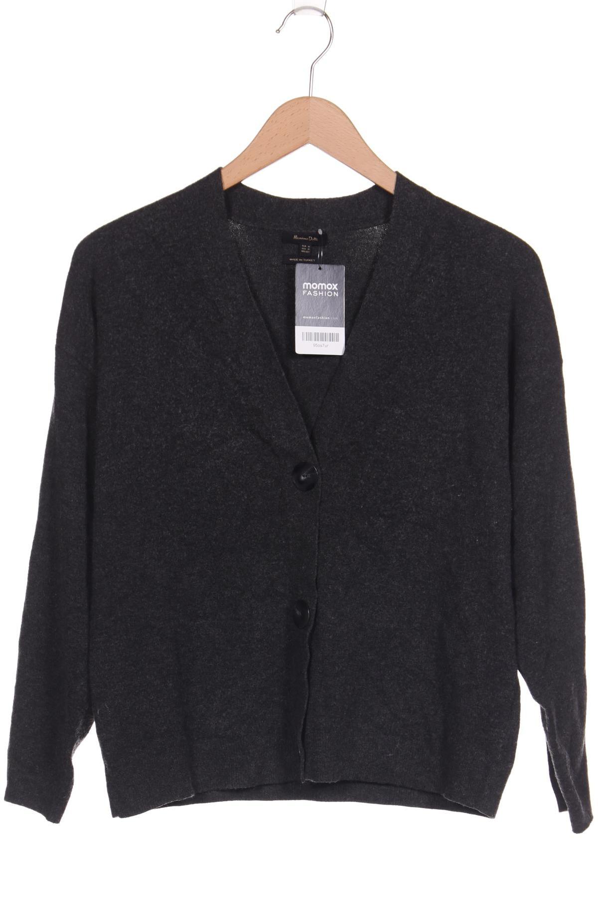 

Massimo Dutti Damen Strickjacke, grau, Gr. 34
