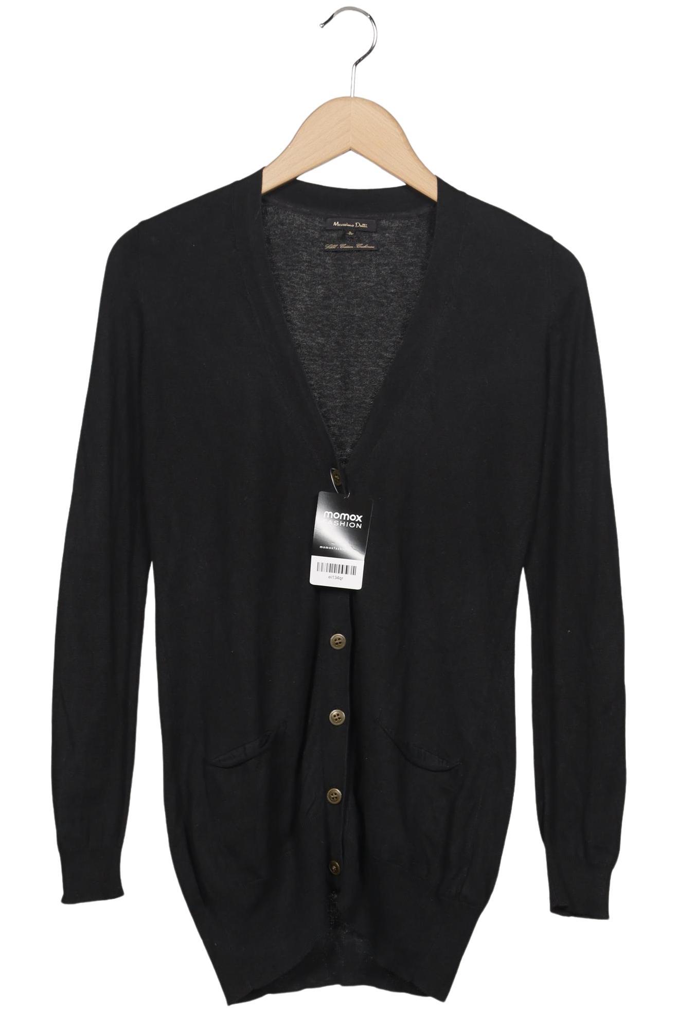 

Massimo Dutti Damen Strickjacke, schwarz, Gr. 36