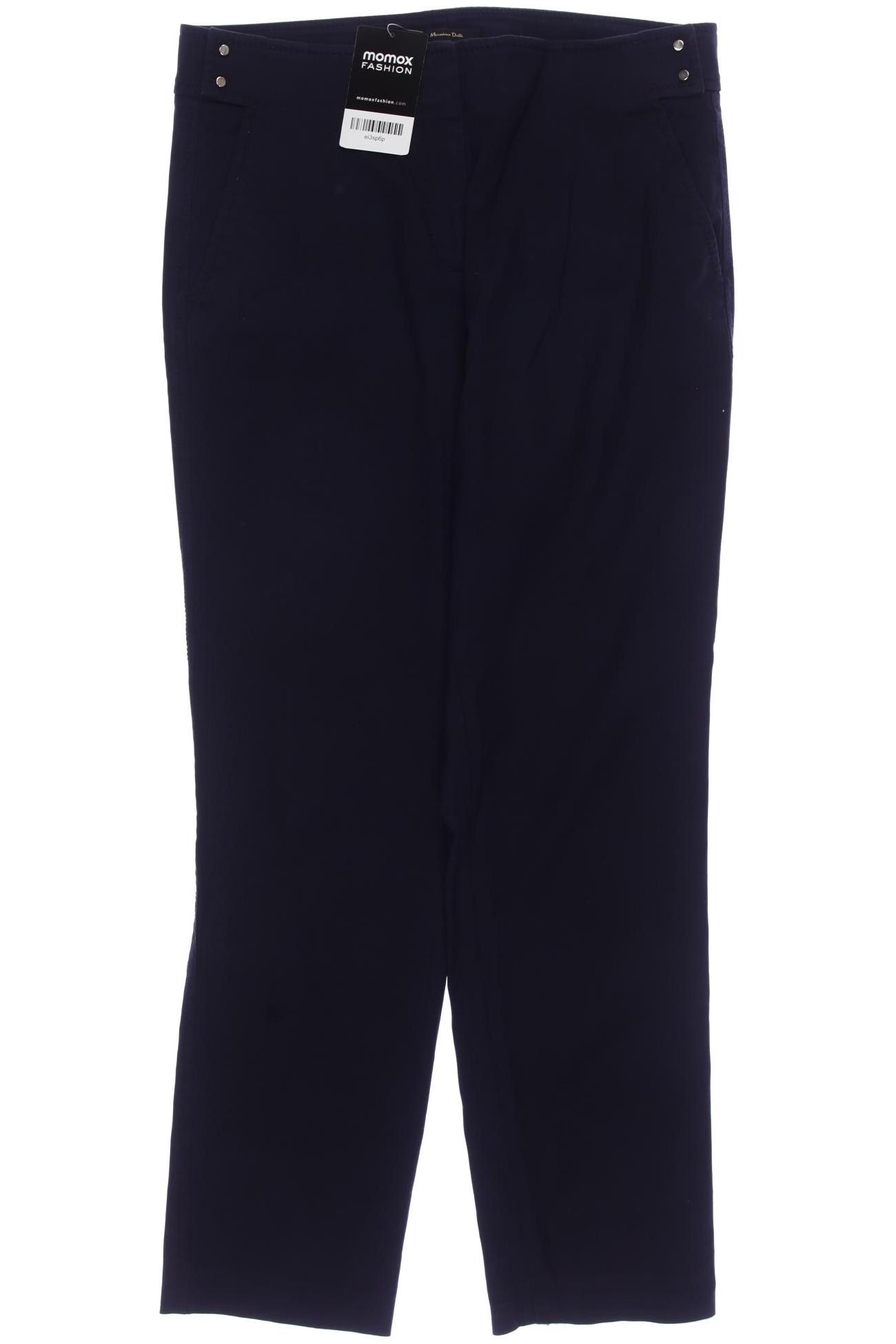 

Massimo Dutti Damen Stoffhose, marineblau, Gr. 38