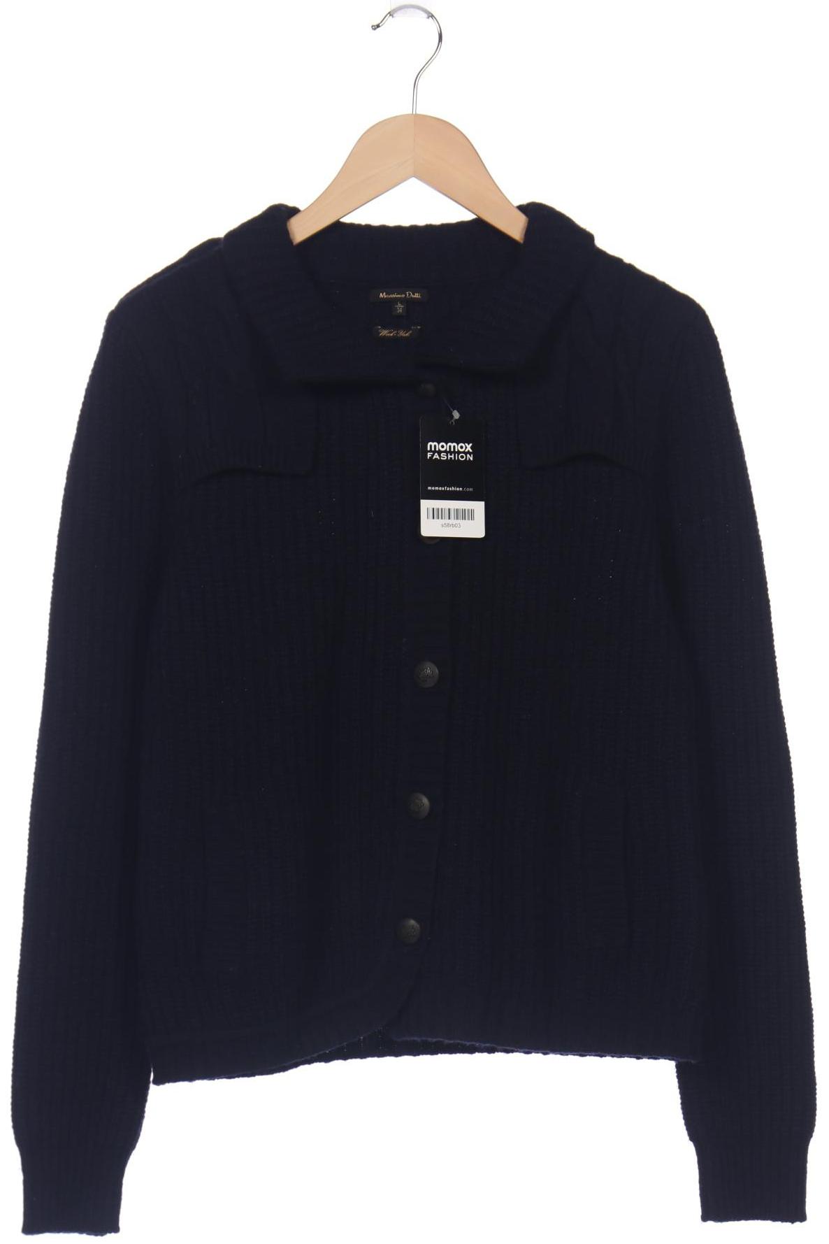 

Massimo Dutti Damen Strickjacke, marineblau, Gr. 42