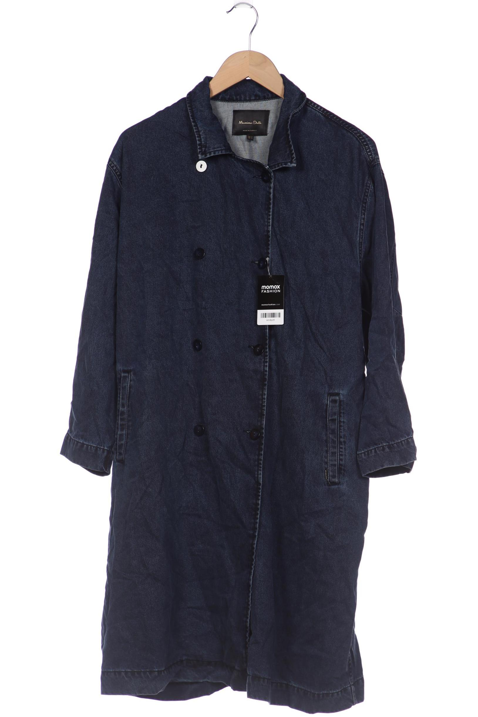 

Massimo Dutti Damen Mantel, marineblau, Gr. 38