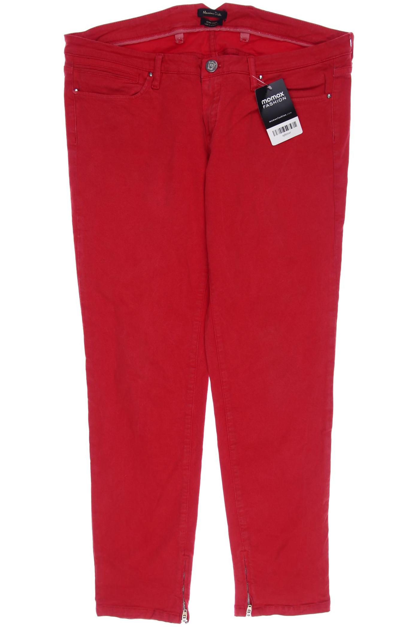 

Massimo Dutti Damen Jeans, rot